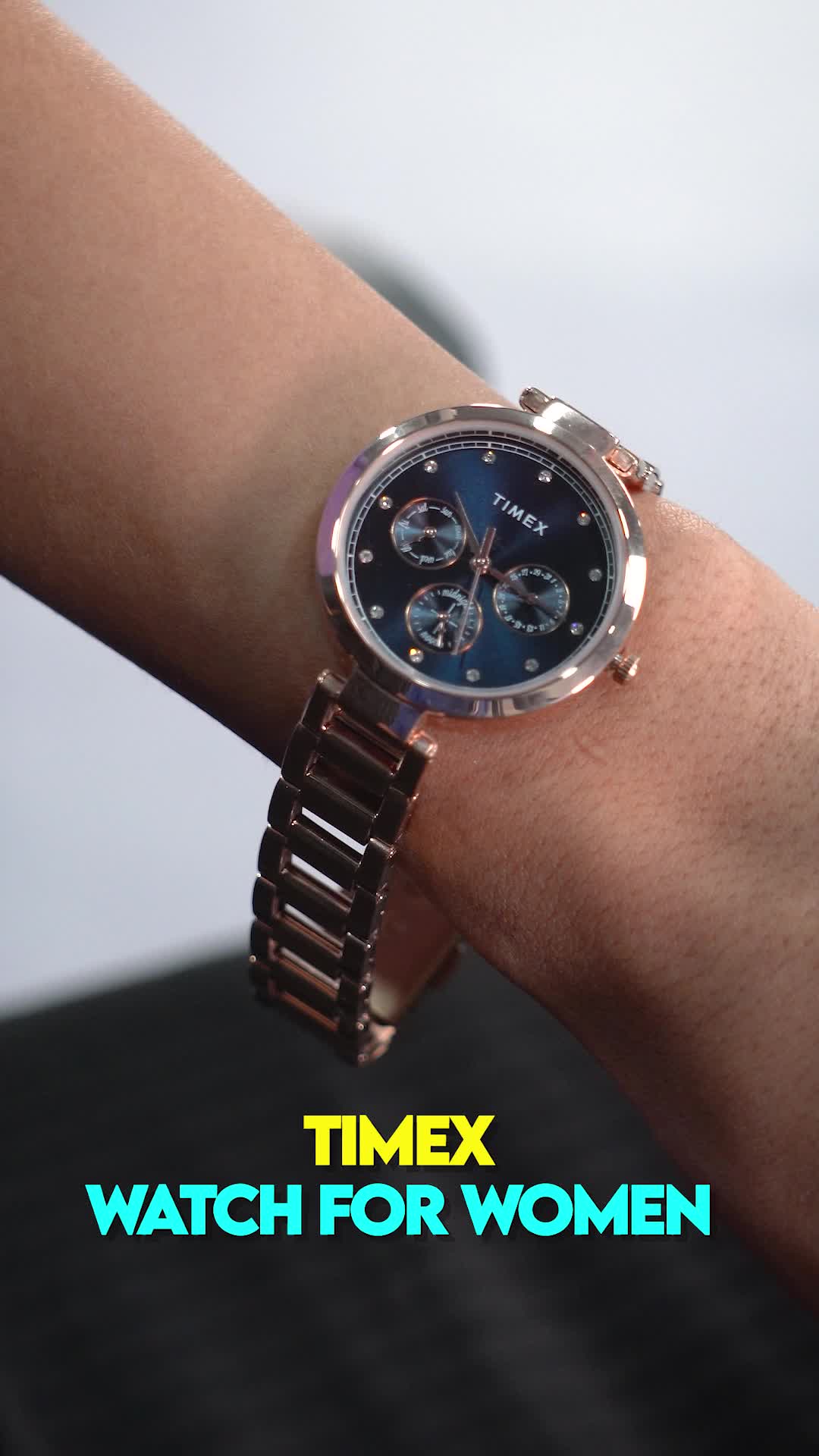 Timex watches women's online blue dial