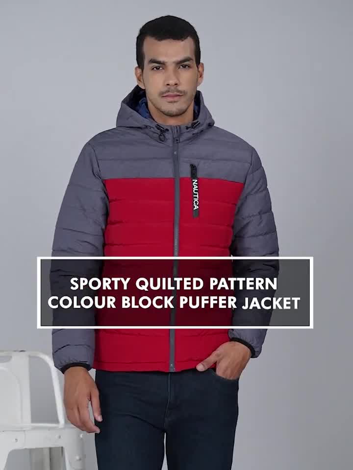 NAUTICA Full Sleeve Colorblock Men Jacket - Buy NAUTICA Full