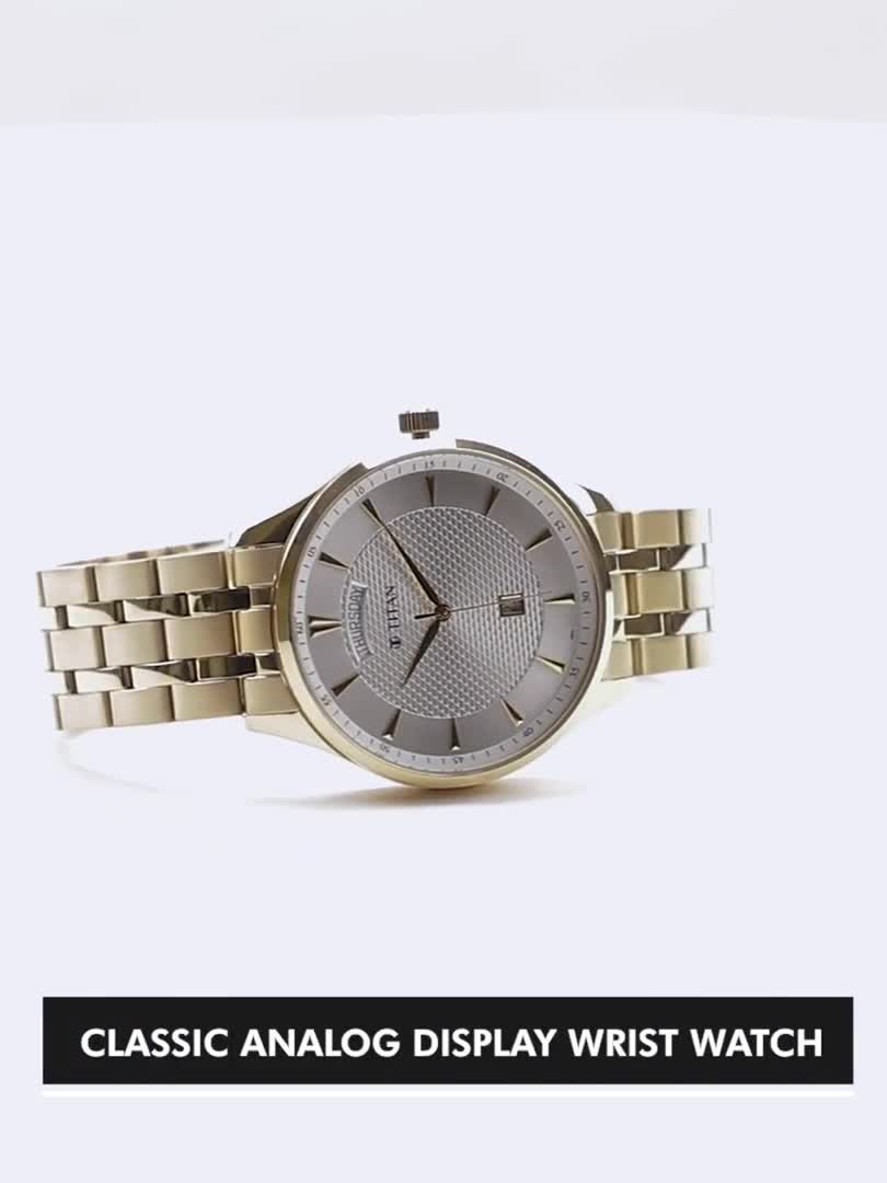 Titan classic store analog watch