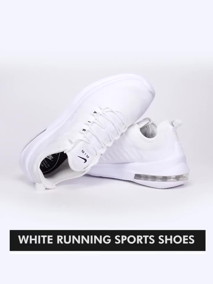 Air max axis outlet women's sneakers all white