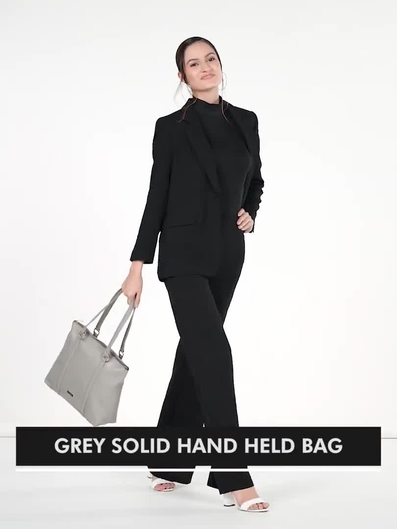 Buy Caprese Women Grey Hand held Bag Grey Online Best Price in