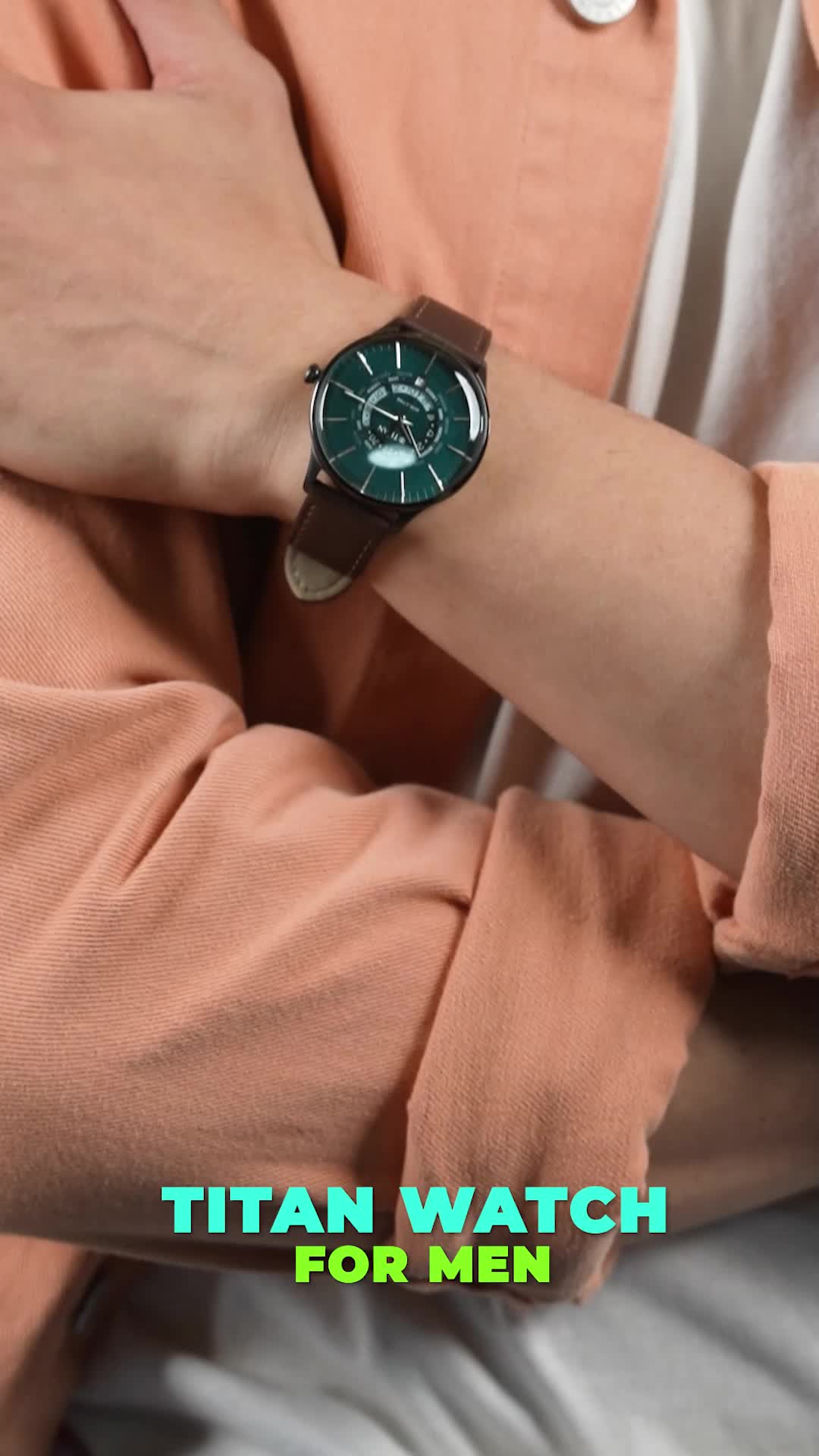 Titan green strap watch sale