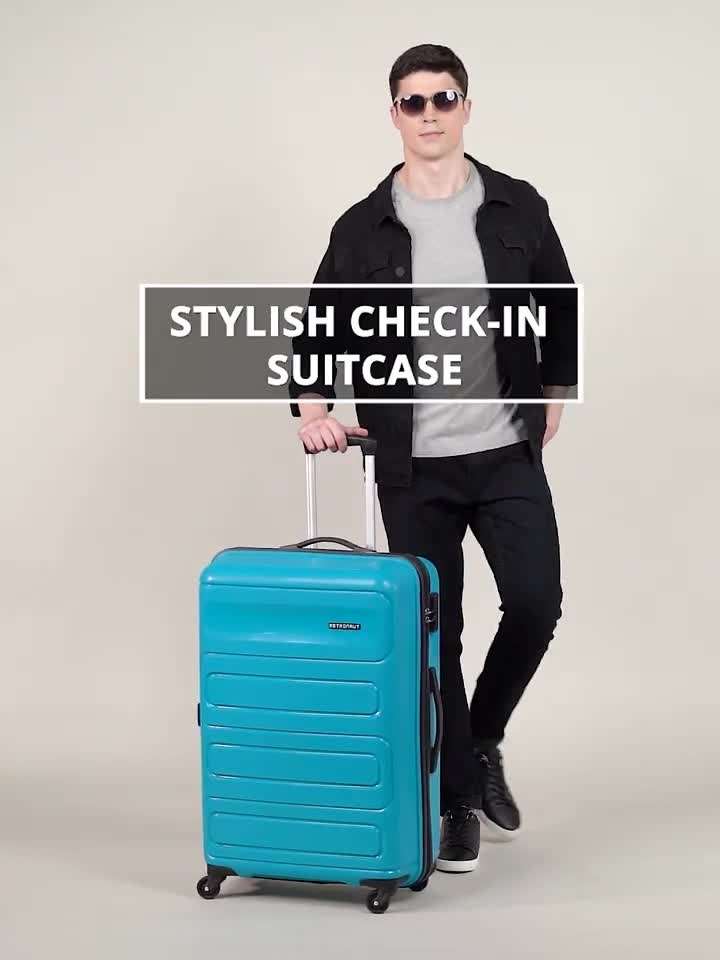 Large Checked Luggage: Elegant Hardshell