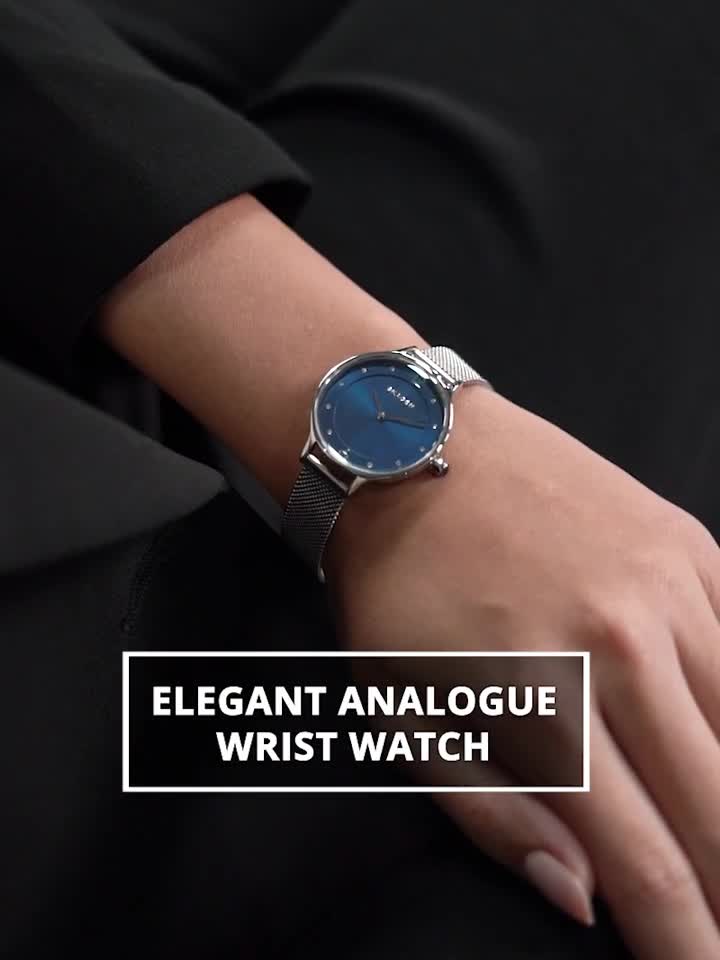 Skagen blue dial online women's watch