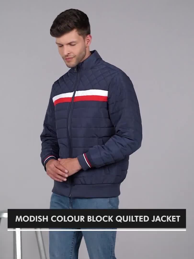 NAUTICA Full Sleeve Colorblock Men Jacket - Buy NAUTICA Full