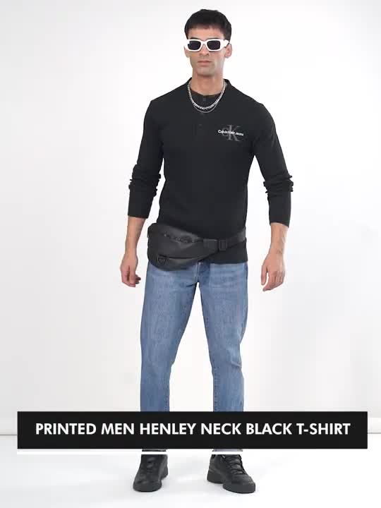 Calvin klein deals men's henley