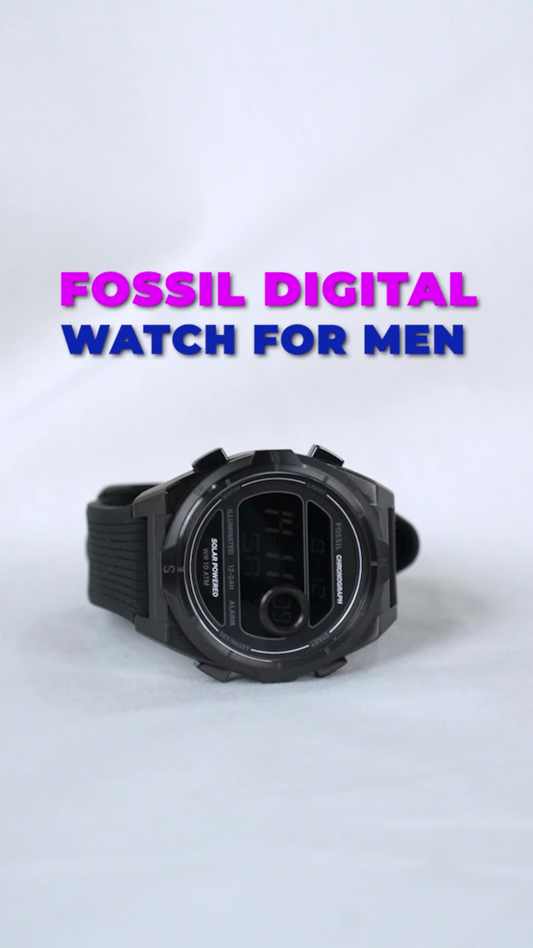 FOSSIL Everett Everett Digital Watch - For Men - Buy FOSSIL