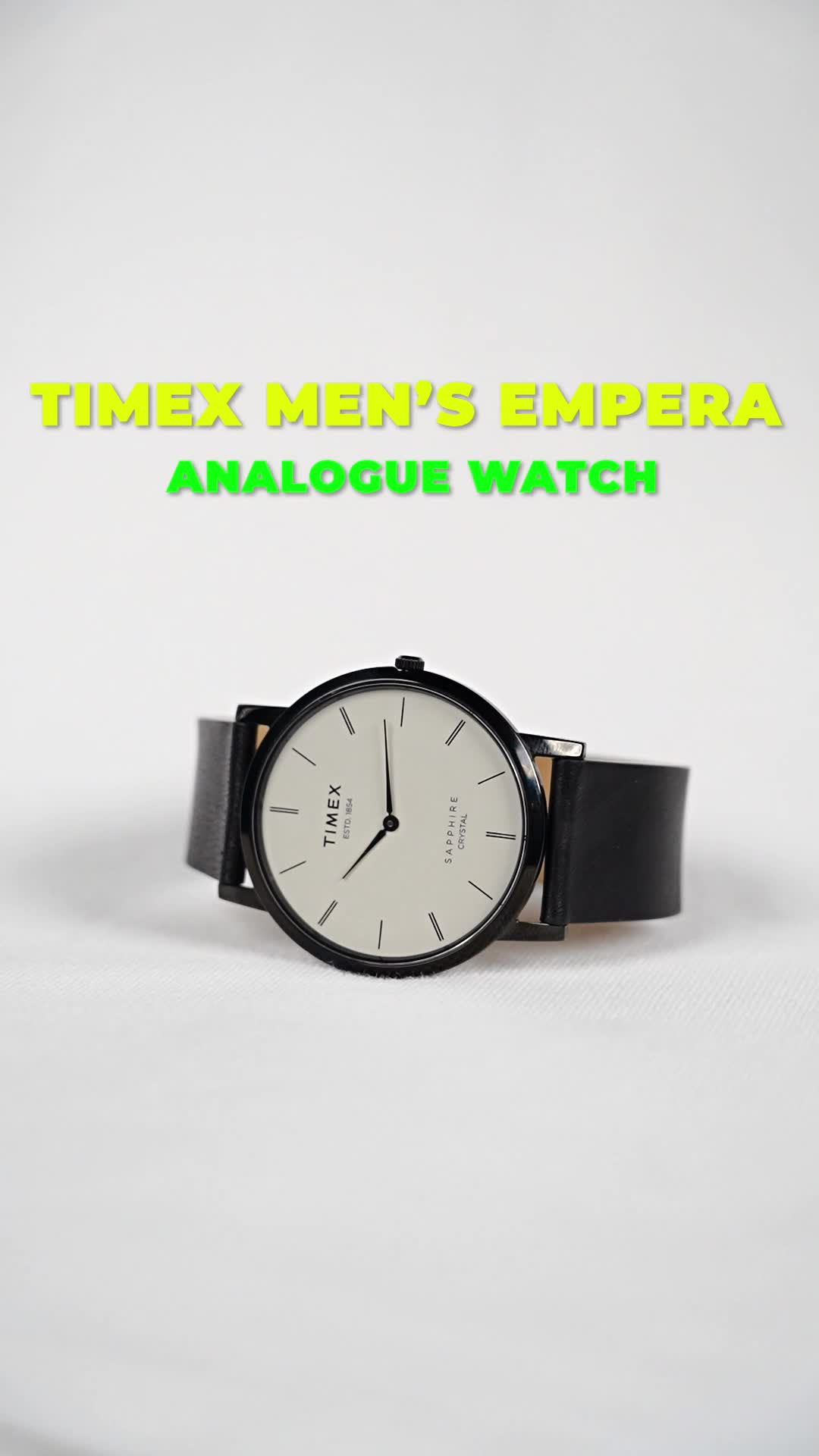 Timex watches with sale sapphire crystal