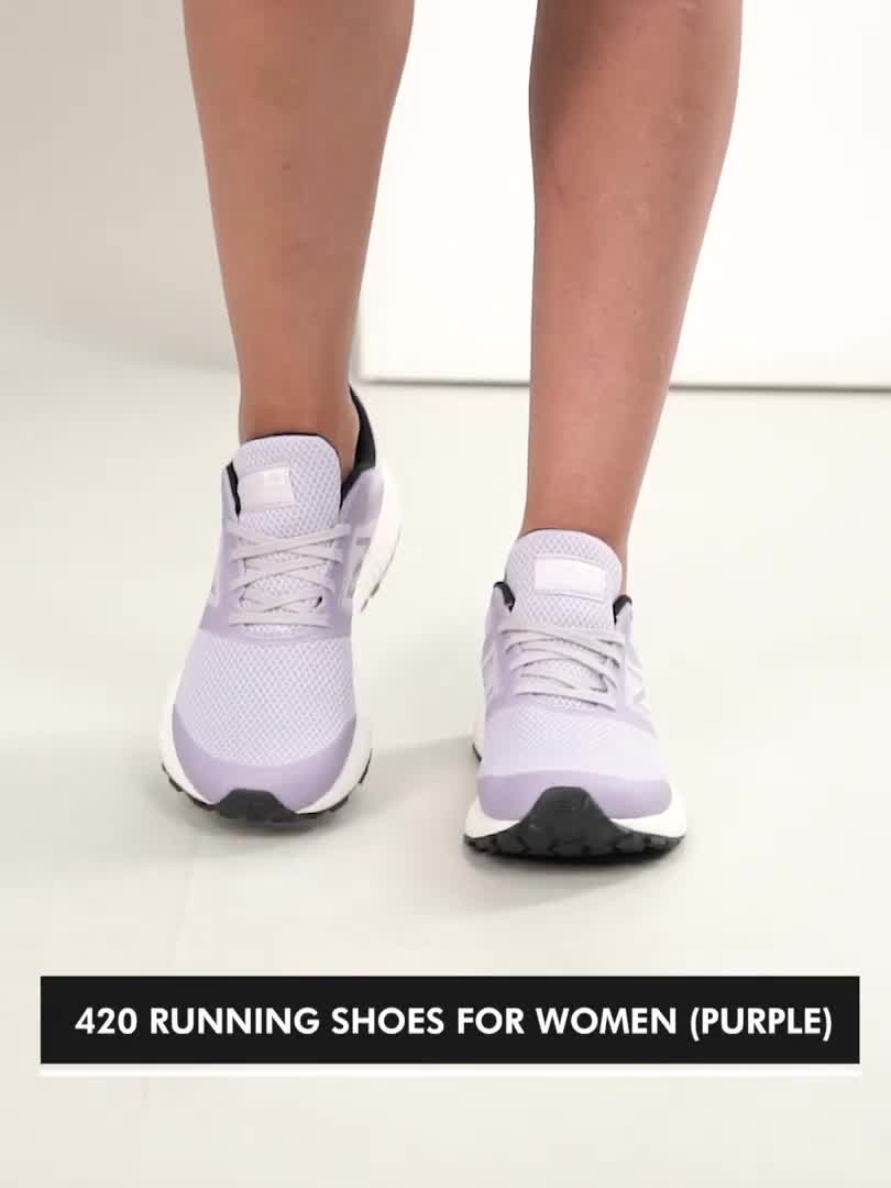 New balance 420 mesh trainers in lilac sale