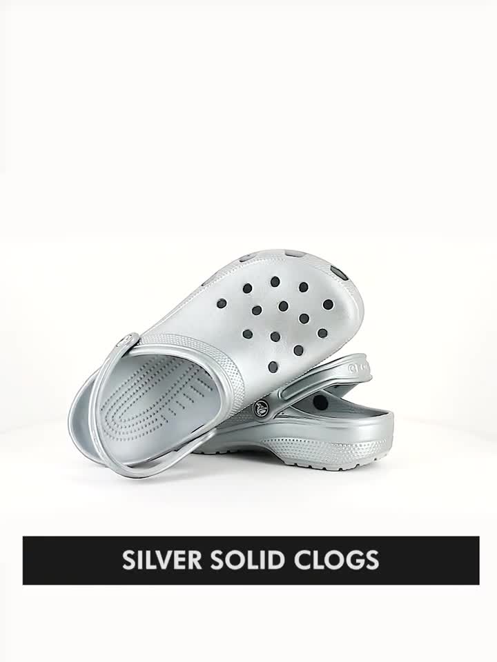 Metalic crocs hot sale