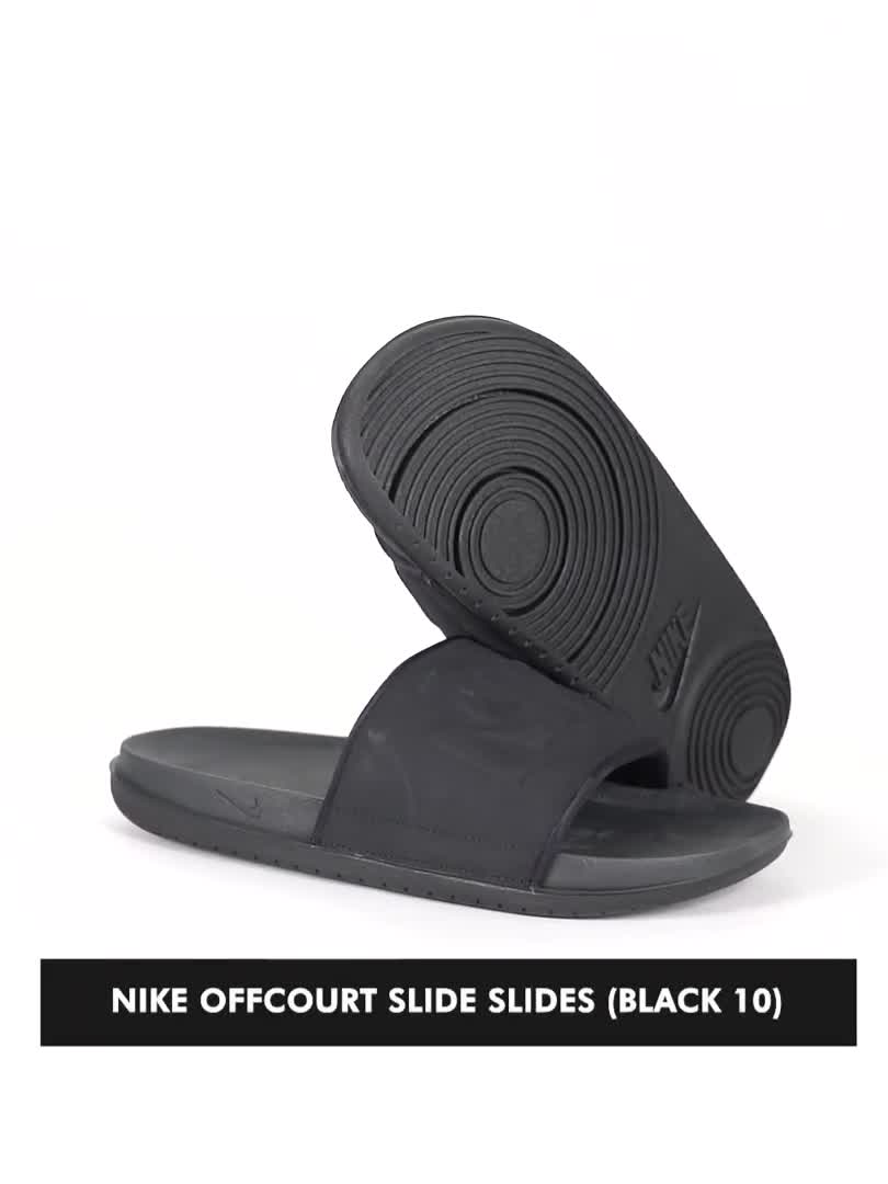 Nike offcourt best sale sliders in black