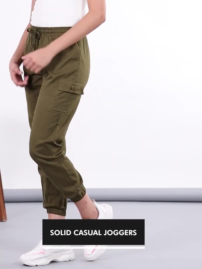 SASSAFRAS Relaxed Women Light Green Trousers - Buy SASSAFRAS Relaxed Women  Light Green Trousers Online at Best Prices in India