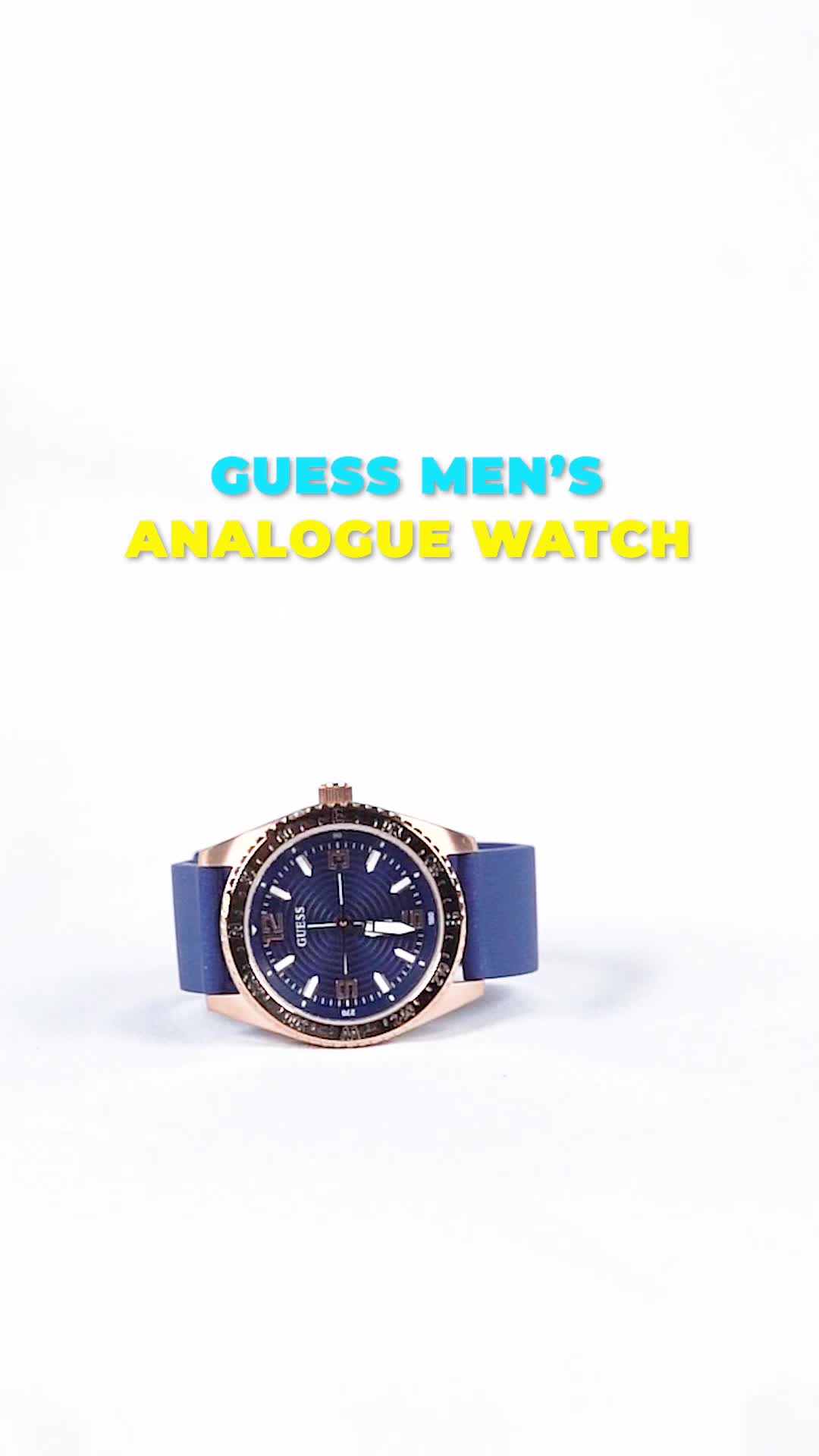 Guess Watches Gents Imprint Mens Analogue Quartz Watch with