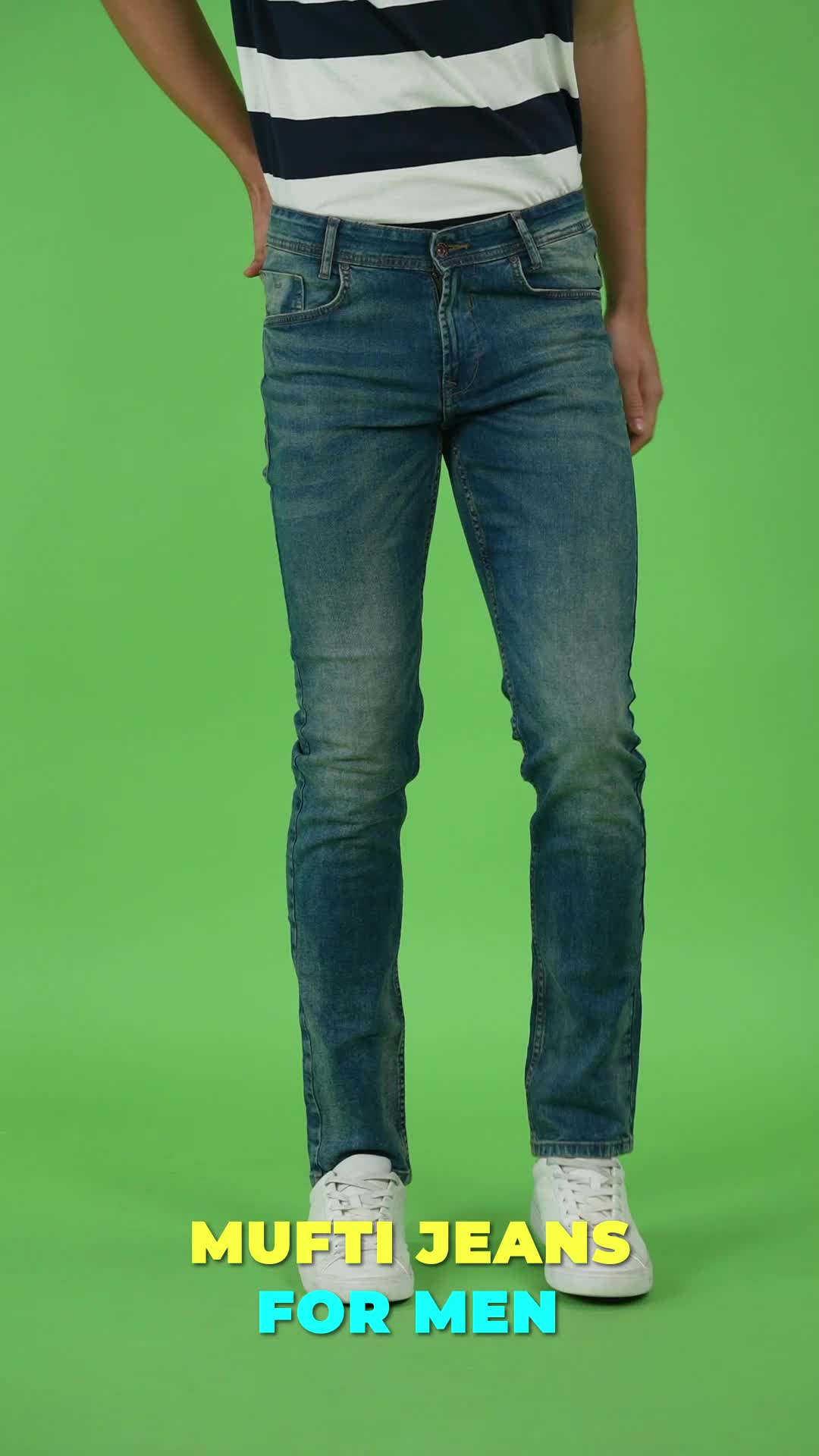 Buy Blue Super Slim Fit Original Stretch Jeans Online at Muftijeans