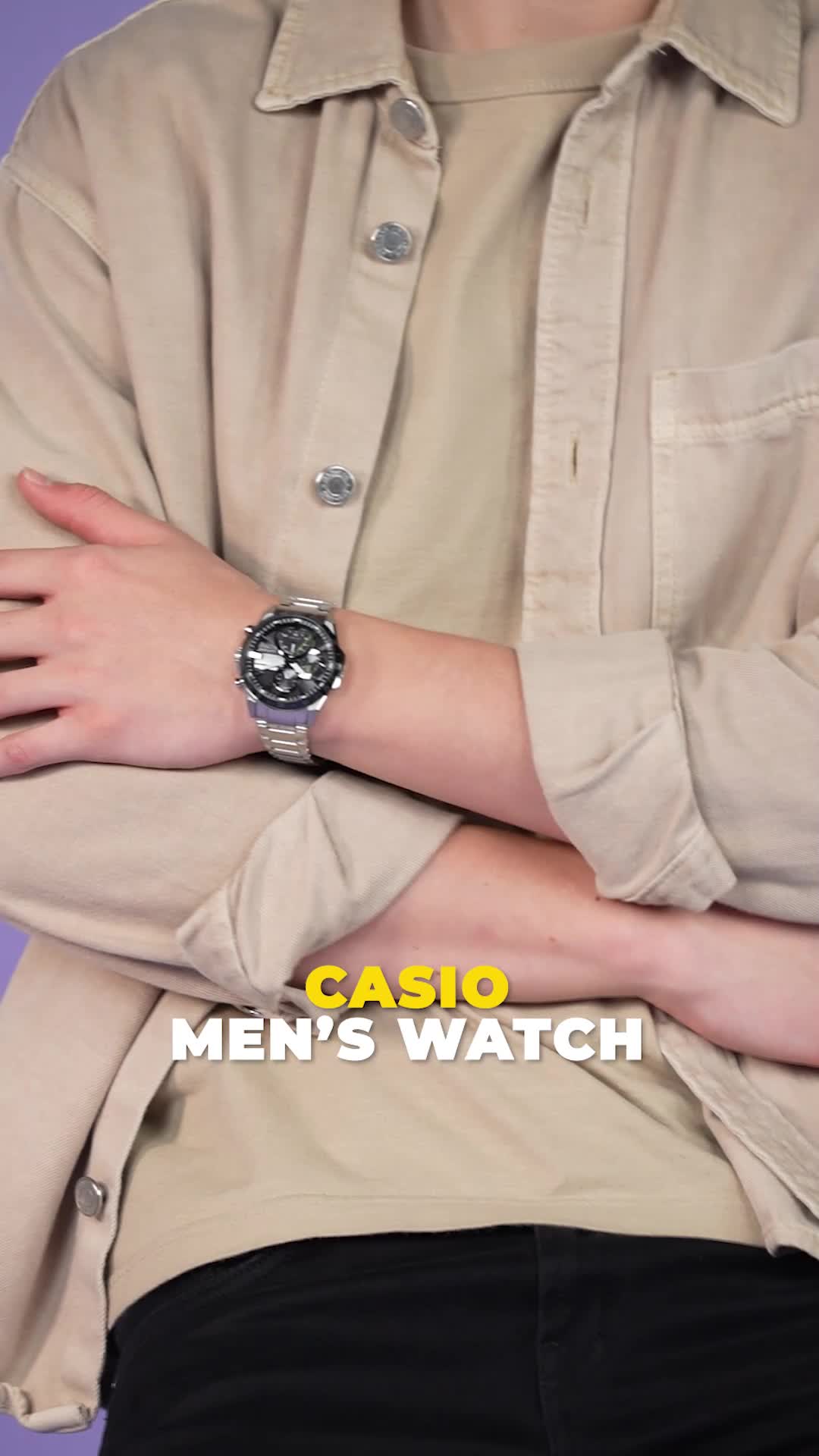 Casio edifice sales dress watch