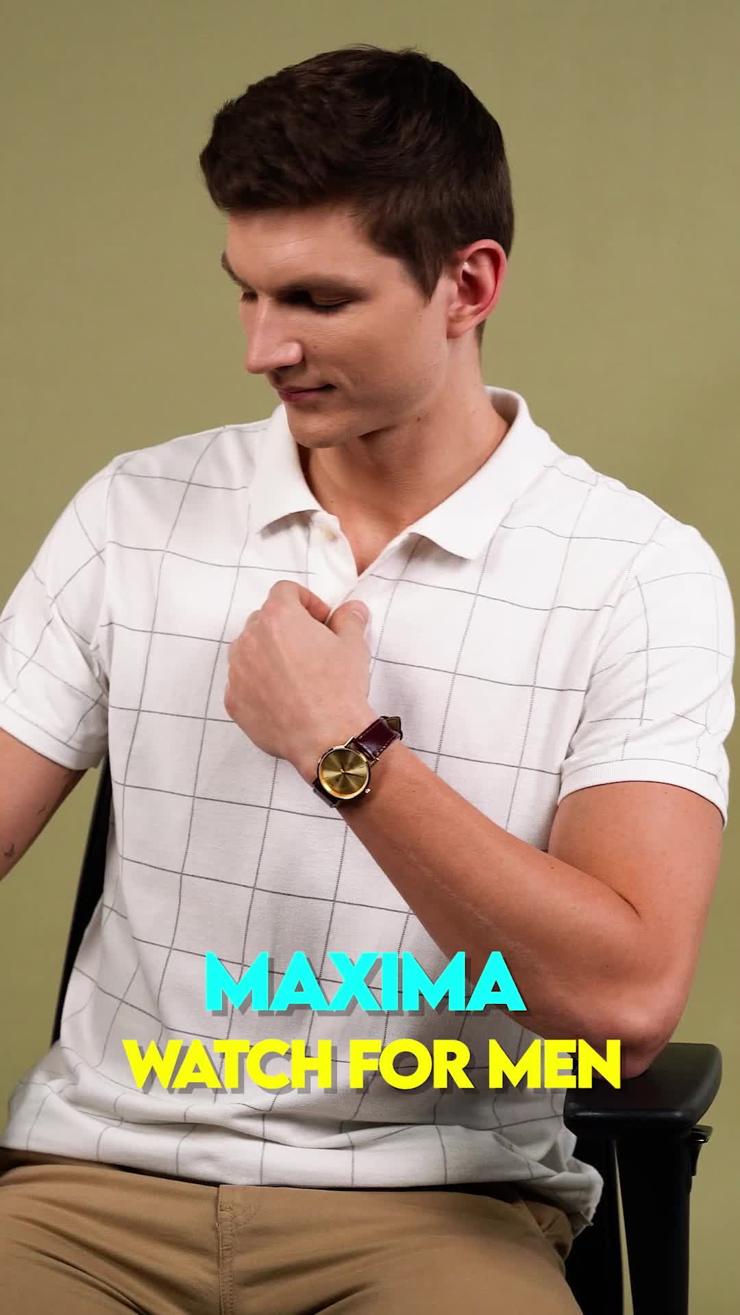 Maxima wrist watch online for men