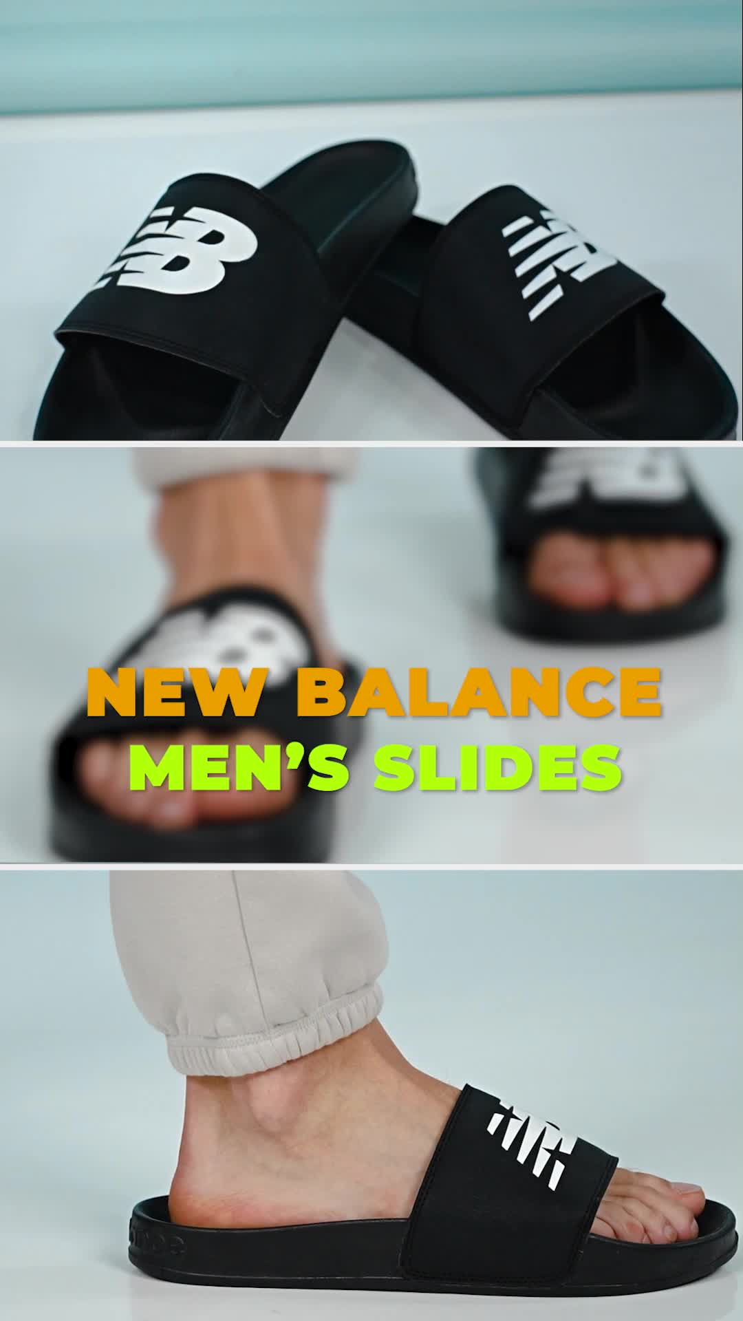 New balance best sale men's slides