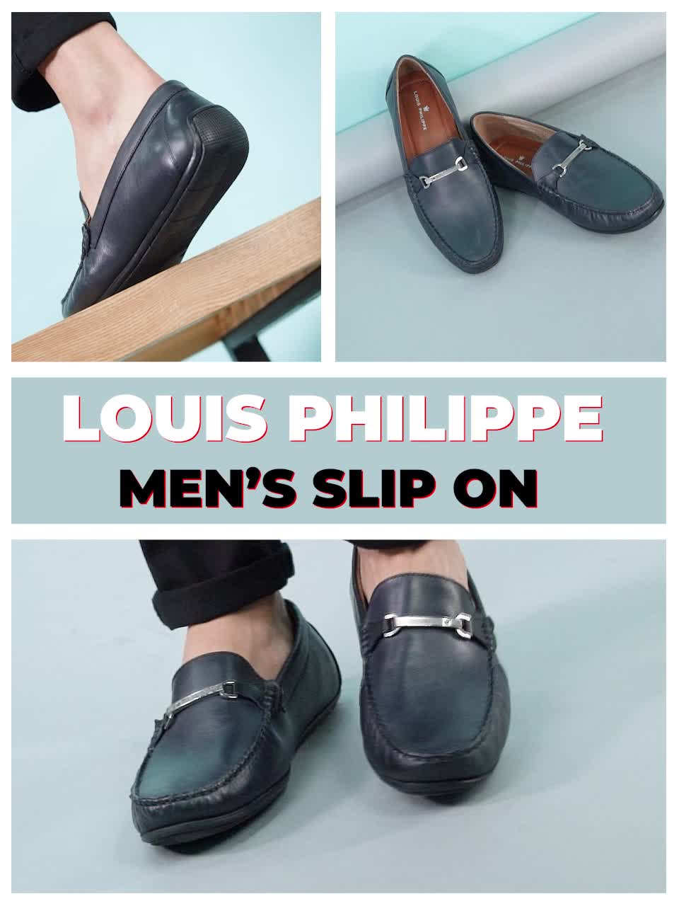 Buy LOUIS PHILIPPE Mens Slip On Formal Shoes