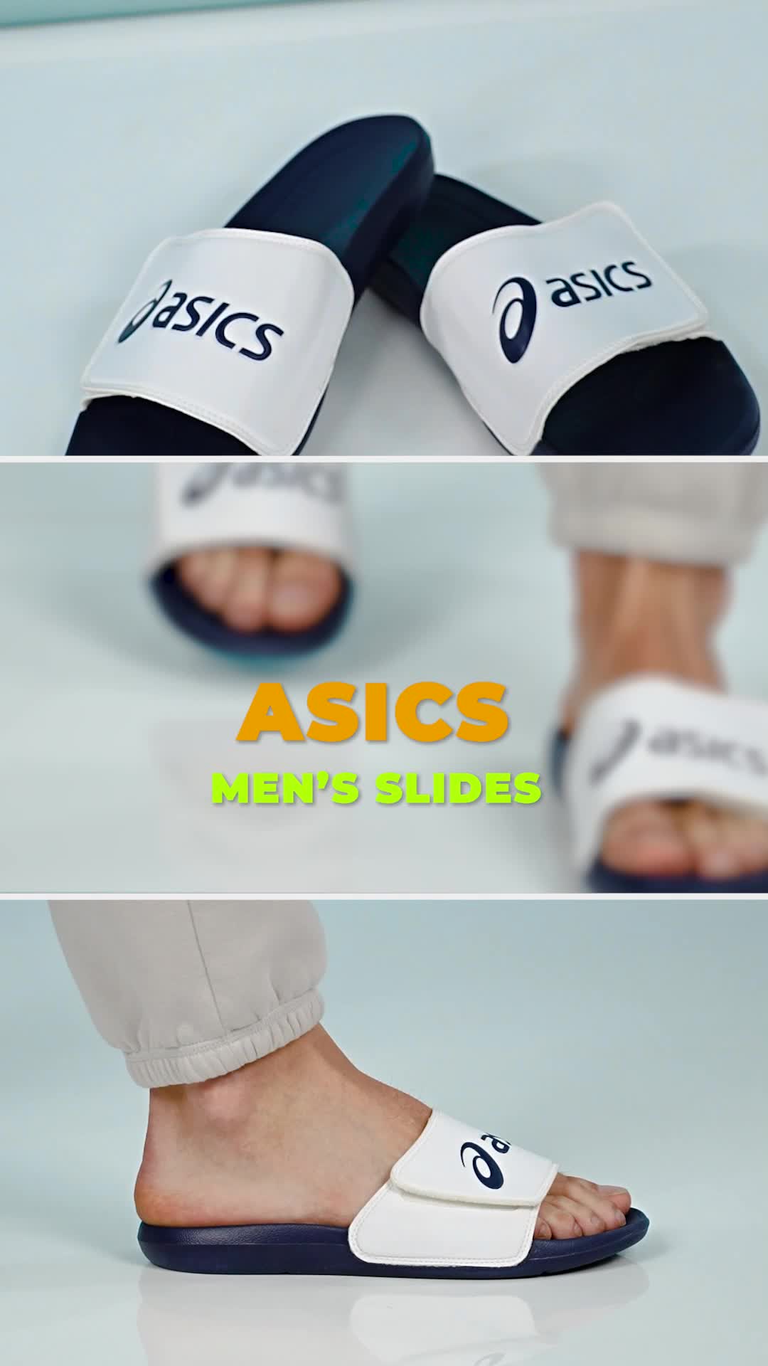 Asics hot sale mens slides