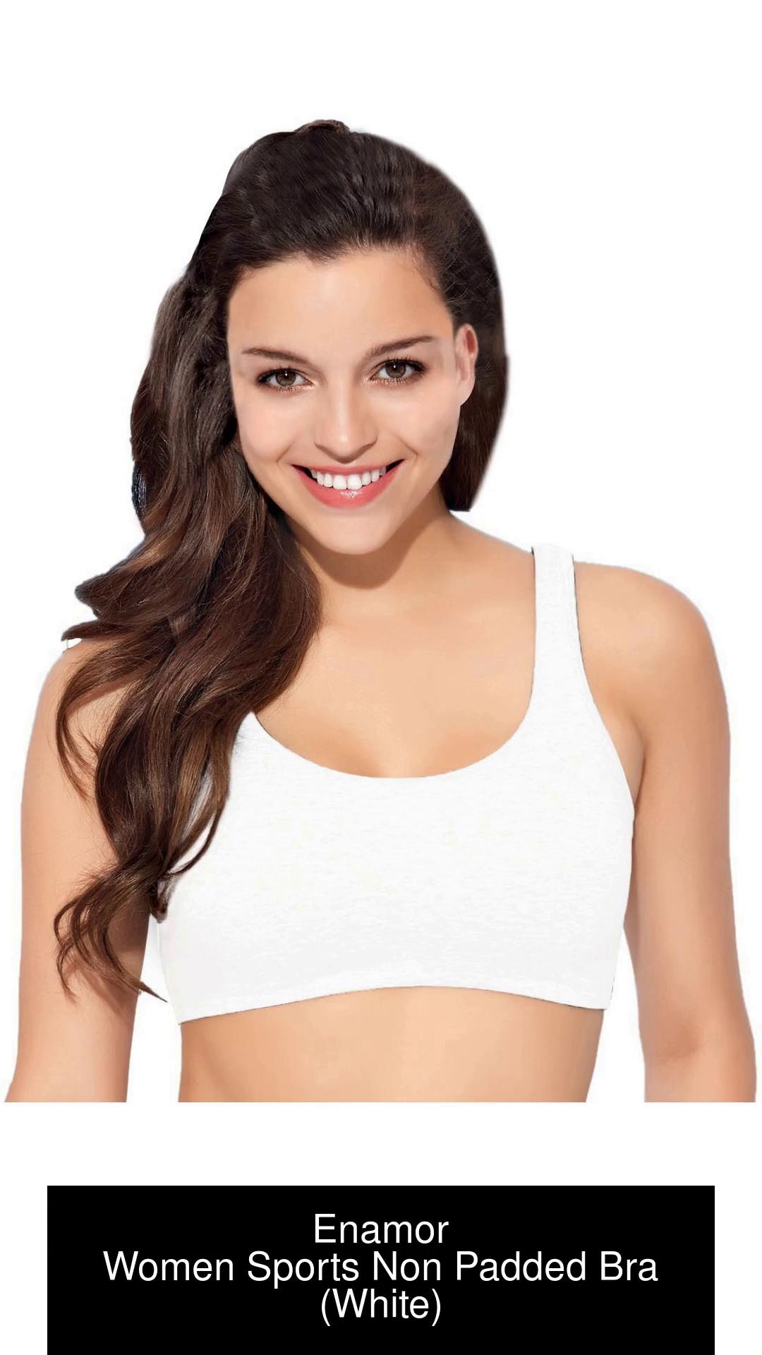 Enamor SB06 Low Impact Bra - Non-Padded, Wirefree & High Coverage