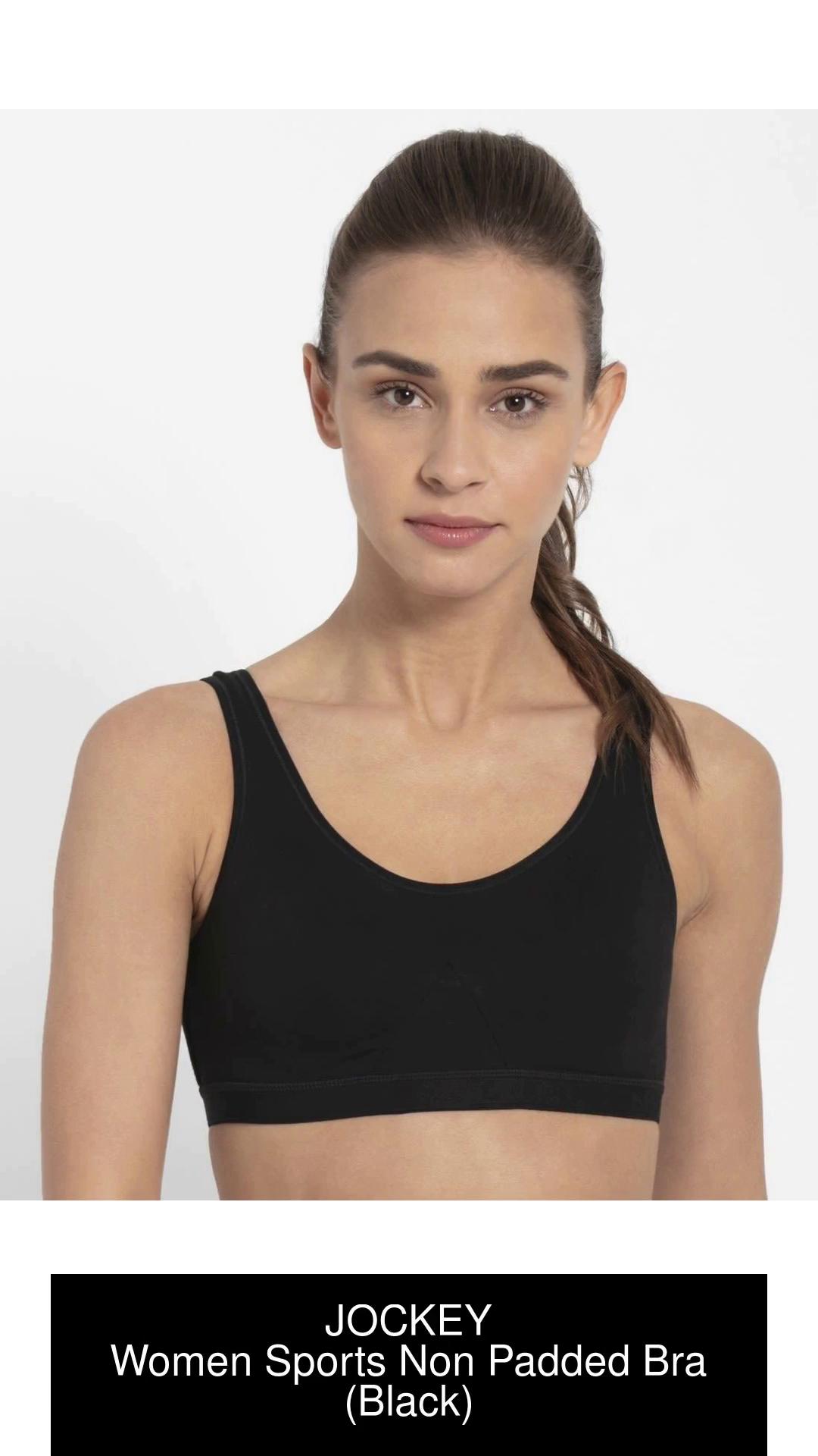 JOCKEY Black Assorted Prints Slip On Active Bra in Surat at best price by A  One Perfume & Novelty - Justdial