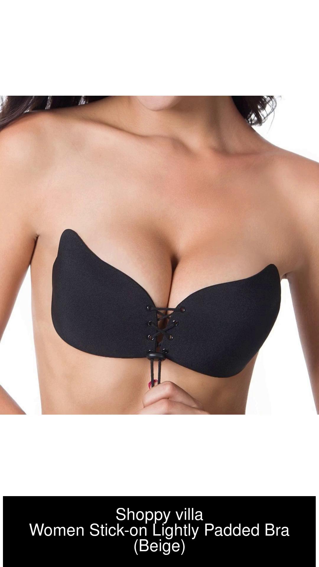 FLOOZY Women Stick-on Heavily Padded Bra - Buy Beige FLOOZY Women Stick-on  Heavily Padded Bra Online at Best Prices in India