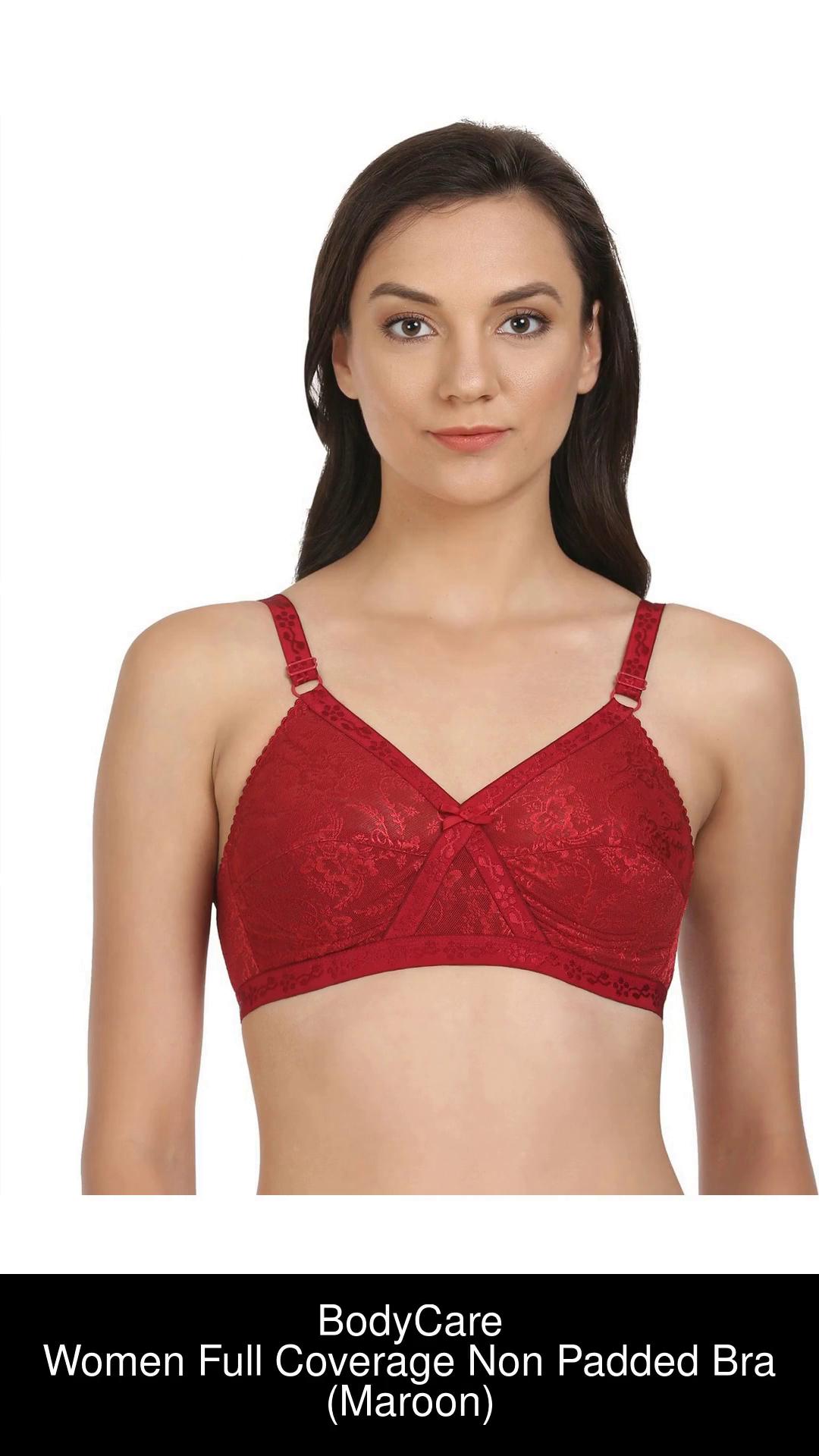 BODYCARE 6586 Cotton, Spandex BCD Cup Perfect Full Coverage Seamless Bra  (32C, Maroon) in Delhi at best price by JSPC & Sons - Justdial