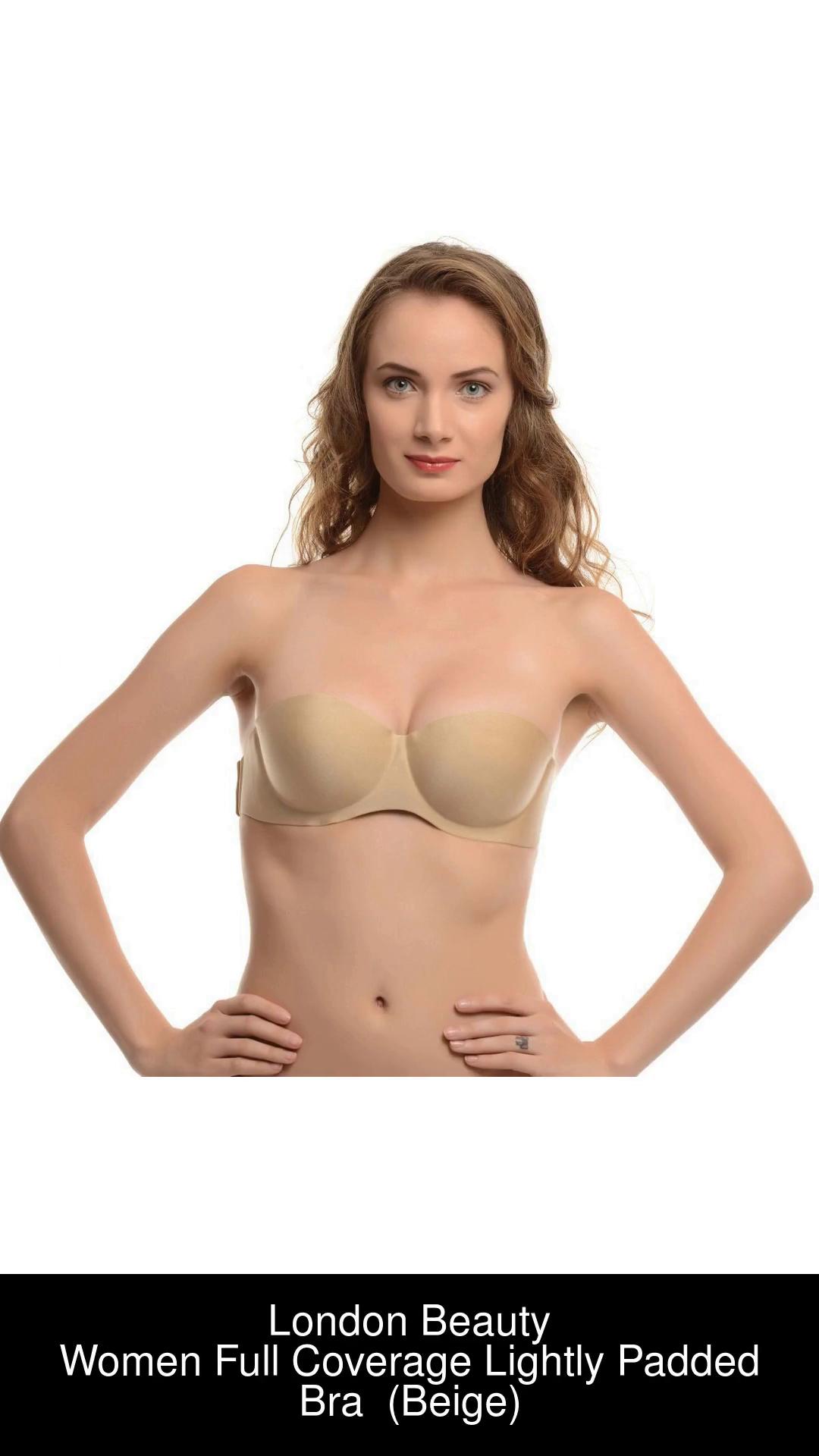Piftif women's UNDERWIRE PADDING SUPPORT : Lightly padded strapless bra  with underwire for natural shaping and great