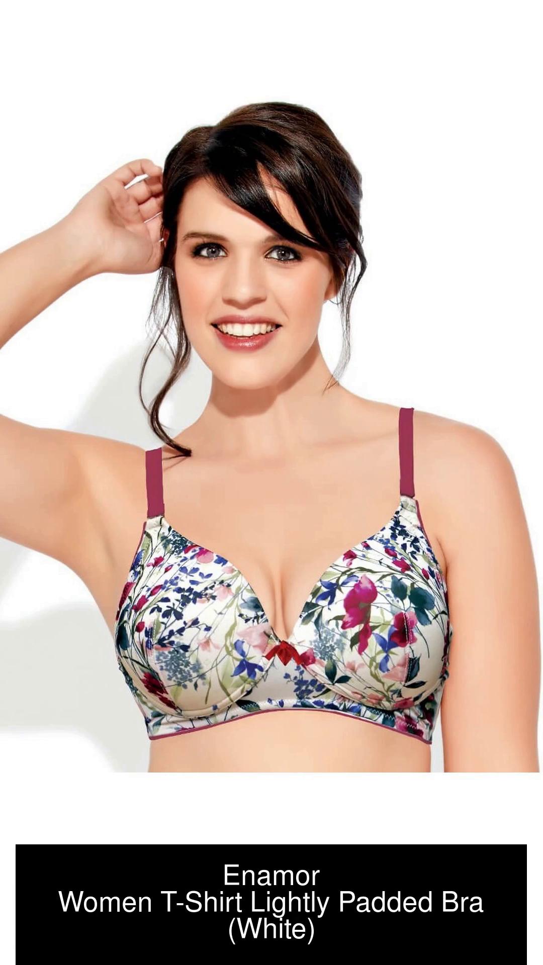 Buy Enamor F065 Curve Support Neckline T-shirt Bra for Women- High  Coverage, Padded and Wirefree Online at Best Prices in India - JioMart.