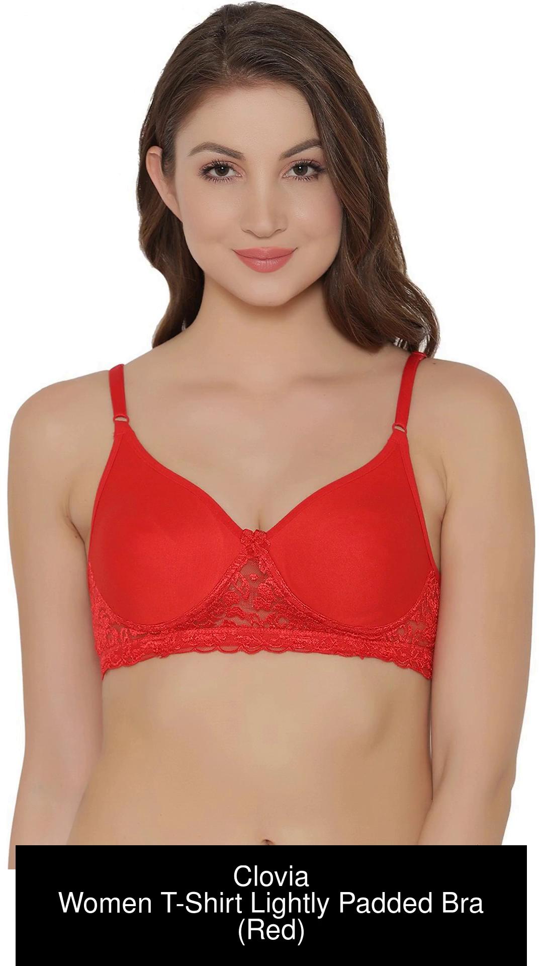 Clovia Non-Padded Non-Wired Full Coverage Spacer Cup Plus Size Bra in Light  Pink- Cotton Rich