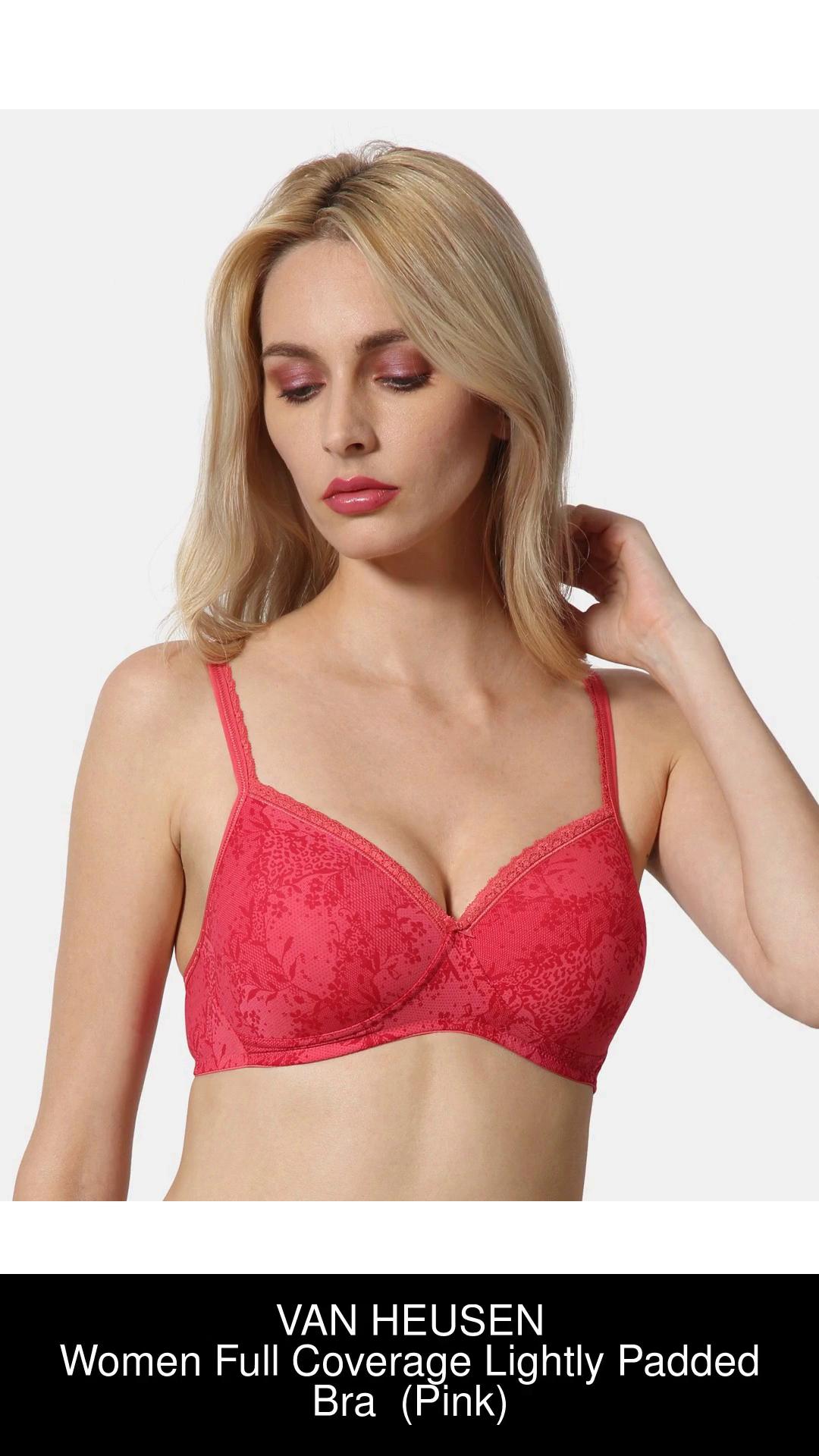VAN HEUSEN Perforated Cups And Wireless 16 Hours Of Comfort Women Full  Coverage Lightly Padded Bra