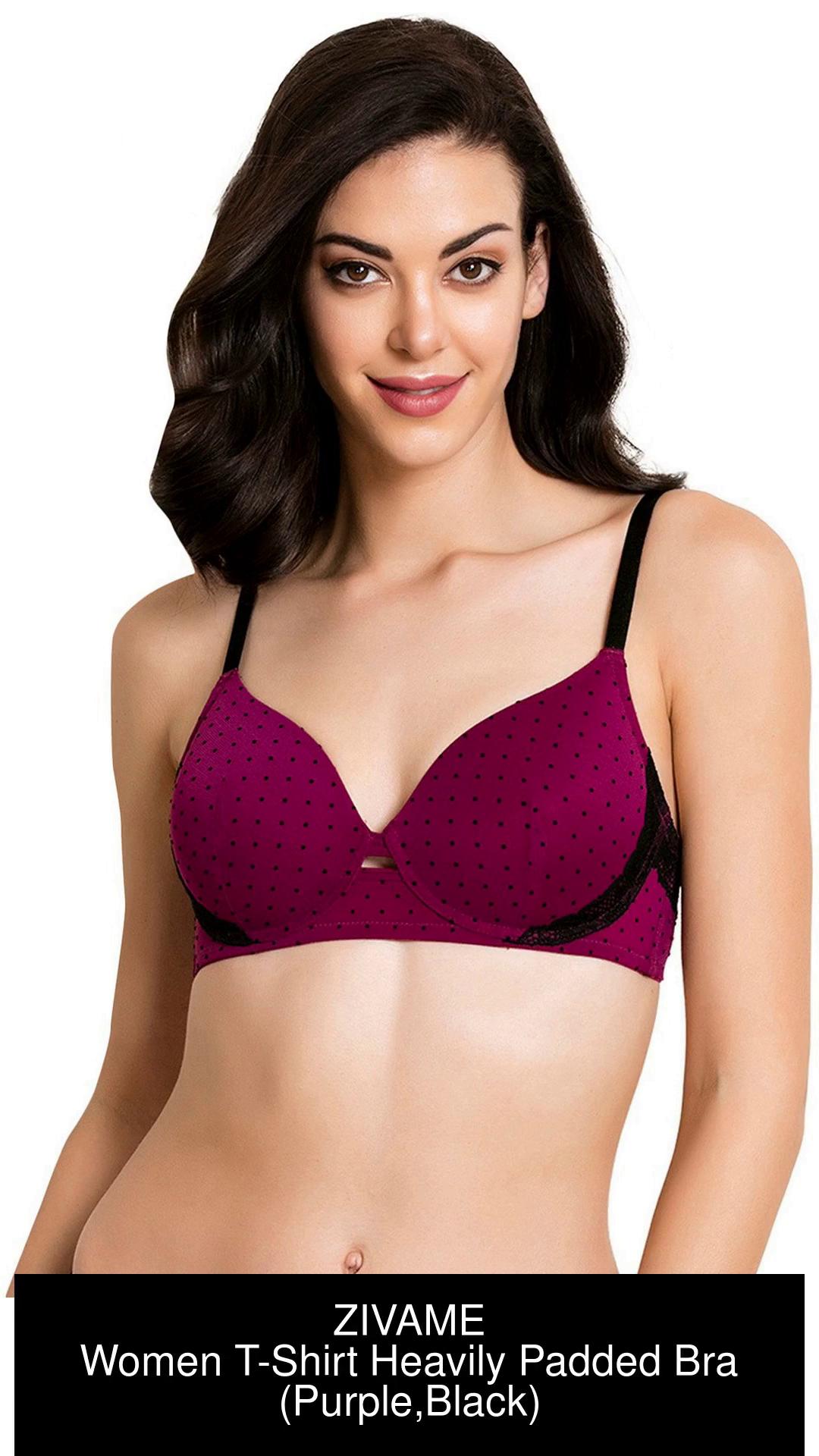 ZIVAME Pro Women T-Shirt Heavily Padded Bra - Buy ZIVAME Pro Women T-Shirt  Heavily Padded Bra Online at Best Prices in India