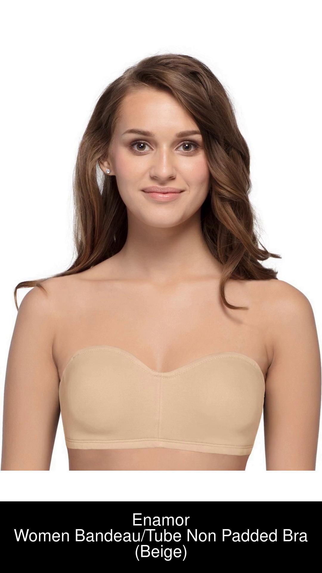 Dropship Enamor Women'S Perfect Shaping Cotton Strapless Brassiere (Model:  A019, Color: Skin, Material: Cotton)-PID1102