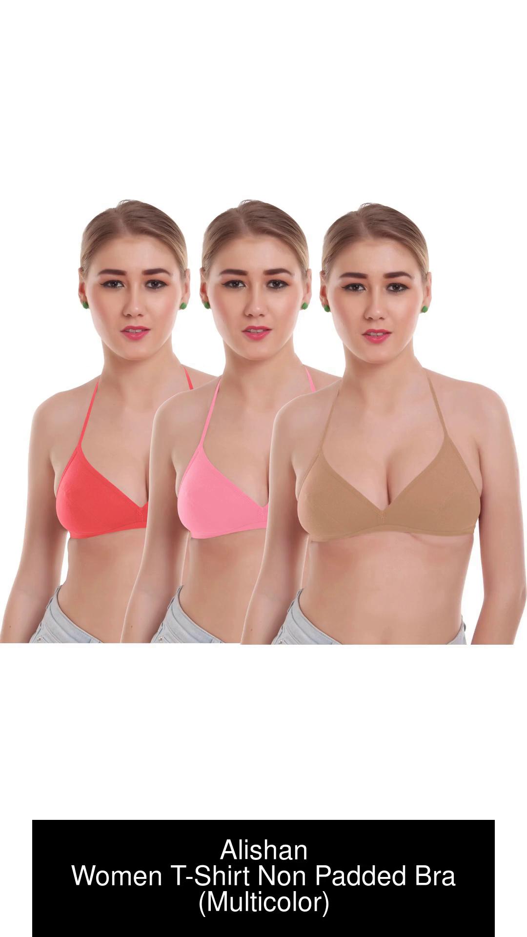 Alishan Women's Set of 1 Deep Neck Transparent Straps Bras : :  Clothing & Accessories