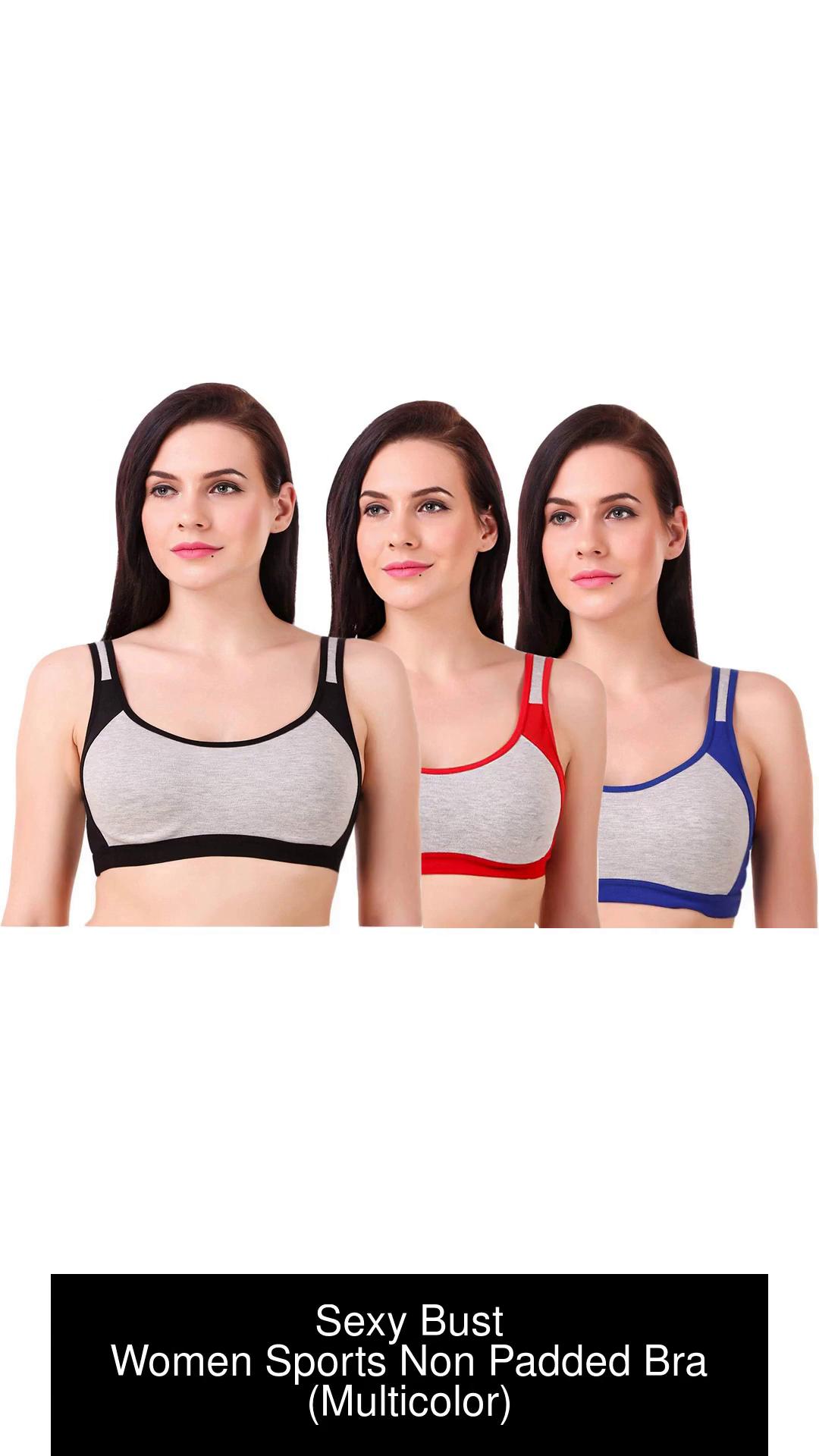 81% OFF on Sexy Bust Sports Bra Women Sports Non Padded Bra