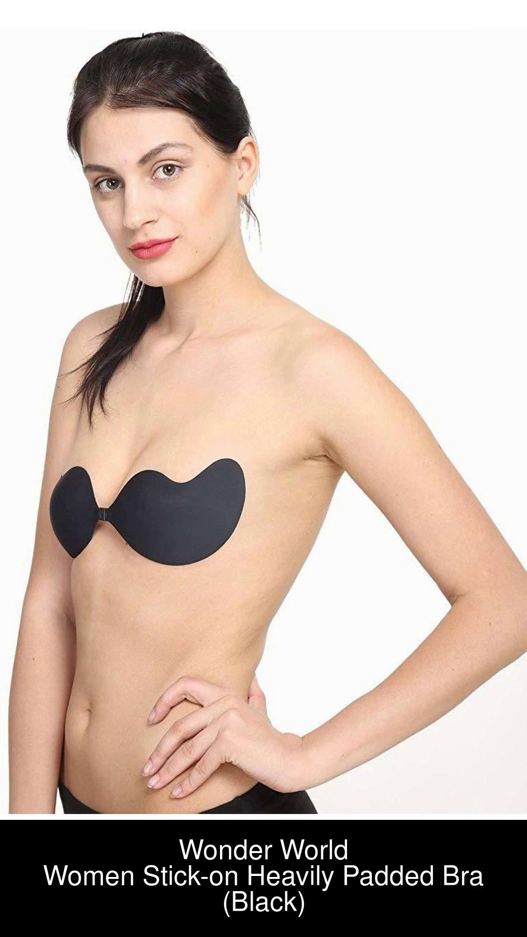 Tanishqa Women's Synthetic Heavily Padded Wired Stick-On Bra