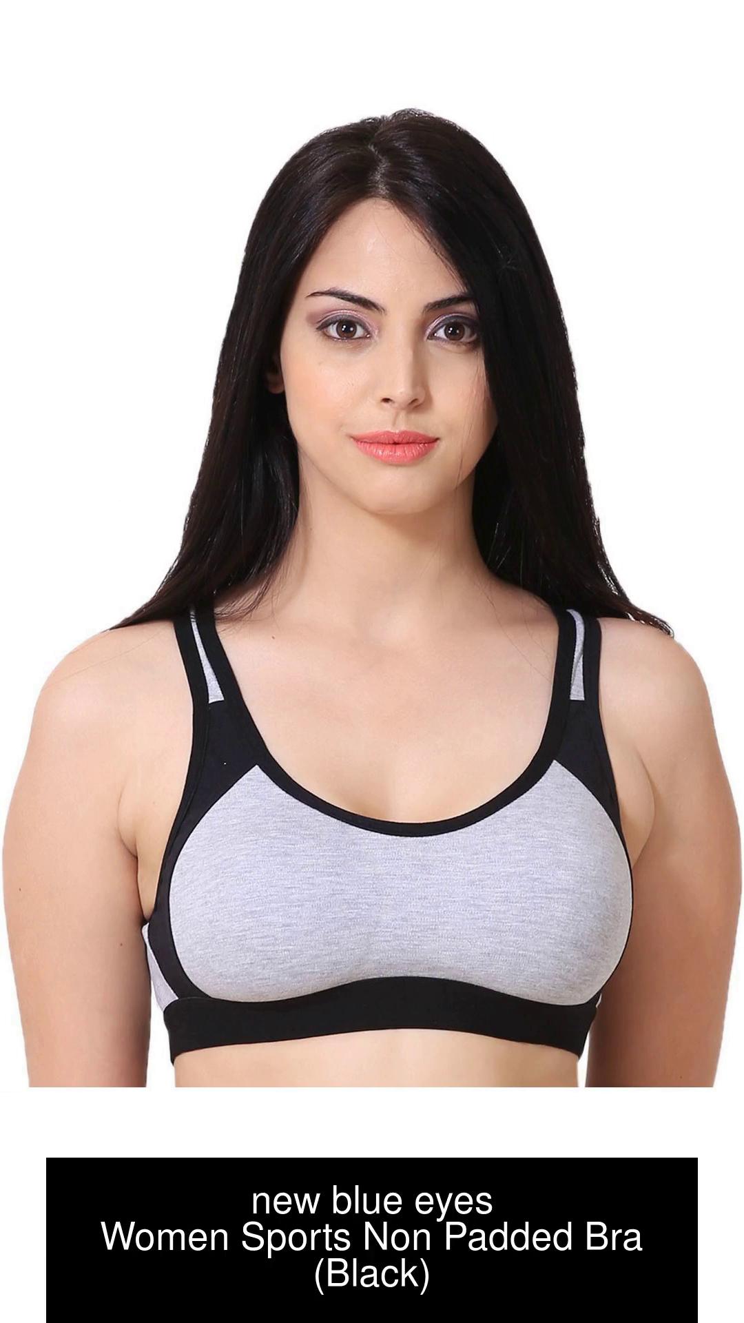 new blue eyes Women Sports Non Padded Bra - Buy new blue eyes Women Sports  Non Padded Bra Online at Best Prices in India
