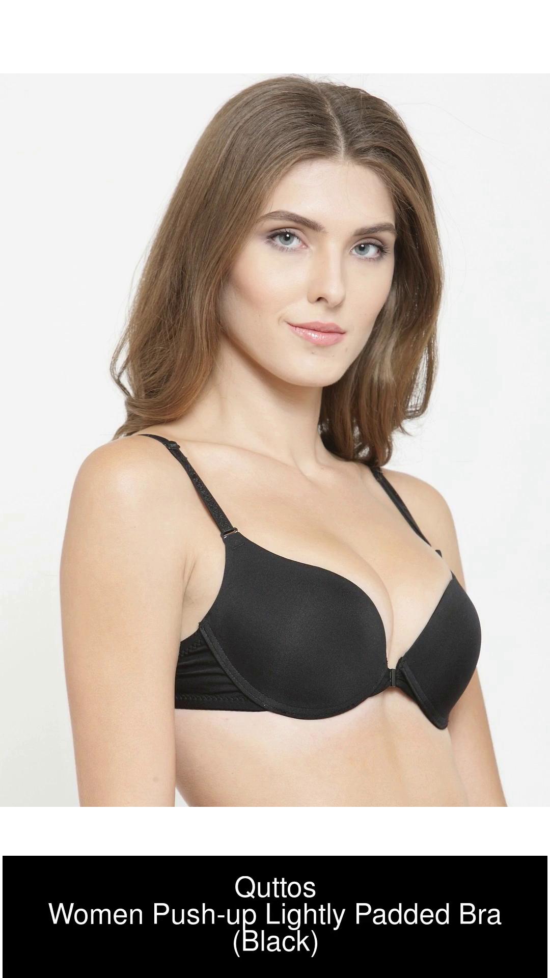 Quttos Front Open Pushup Plunge Bra Women Push-up Lightly Padded Bra - Buy  Quttos Front Open Pushup Plunge Bra Women Push-up Lightly Padded Bra Online  at Best Prices in India