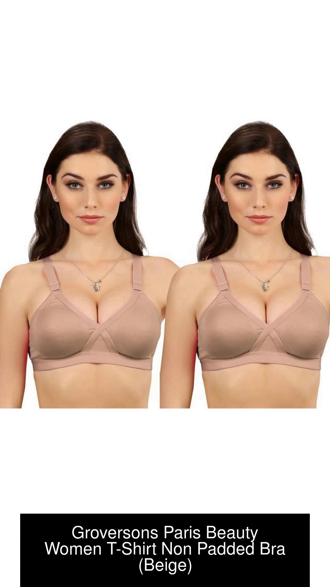 Groversons Paris Beauty by Groversons Paris Beauty Non padded non wired  full coverage seamless T-shirt bra (Nude) Women Full Coverage Non Padded Bra  - Buy Groversons Paris Beauty by Groversons Paris Beauty