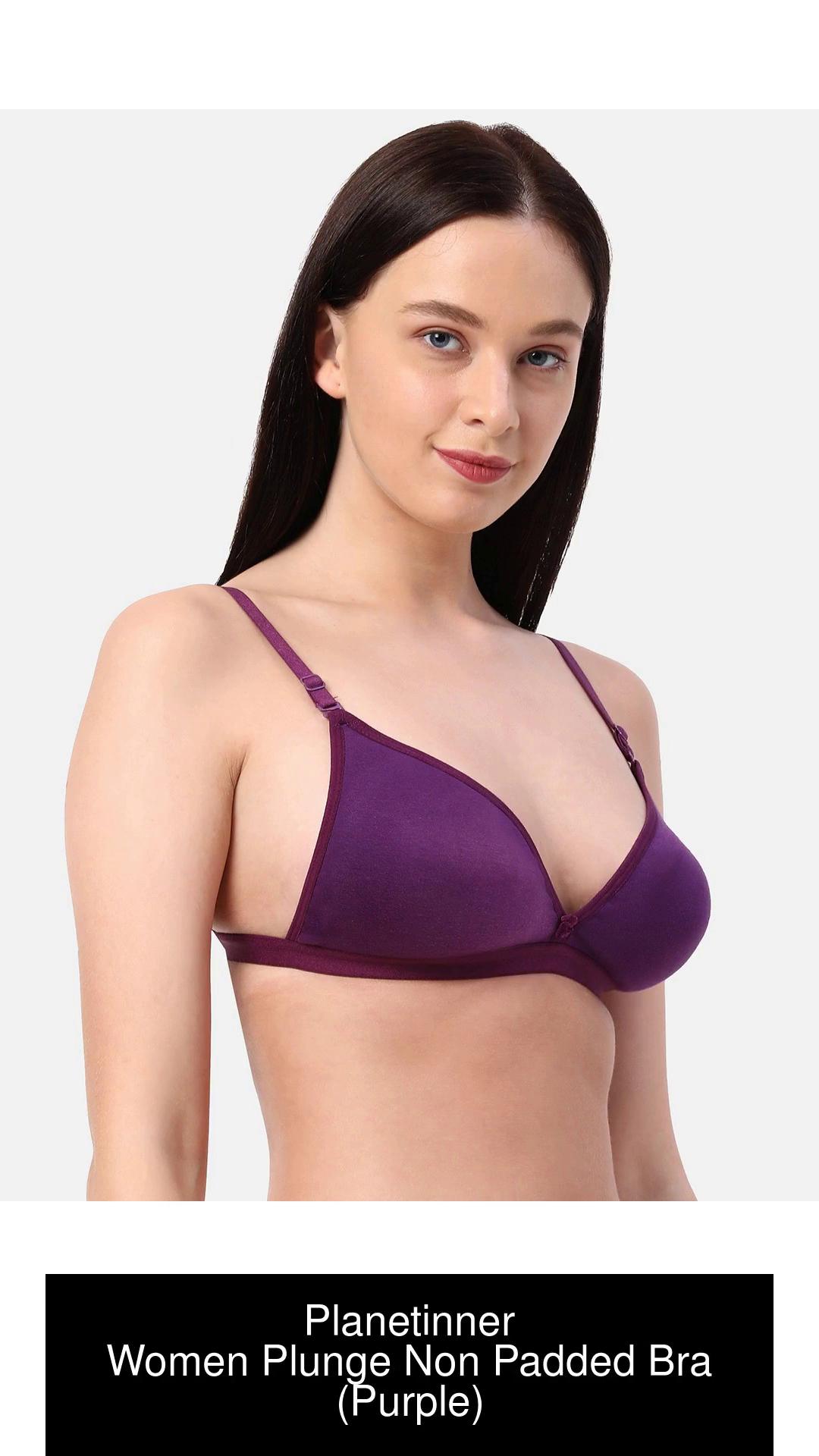Planetinner PLANETinner Non-Padded, Non-Wired, Low Coverage Grey Plunge bra  Women Plunge Non Padded Bra - Buy Planetinner PLANETinner Non-Padded,  Non-Wired, Low Coverage Grey Plunge bra Women Plunge Non Padded Bra Online  at