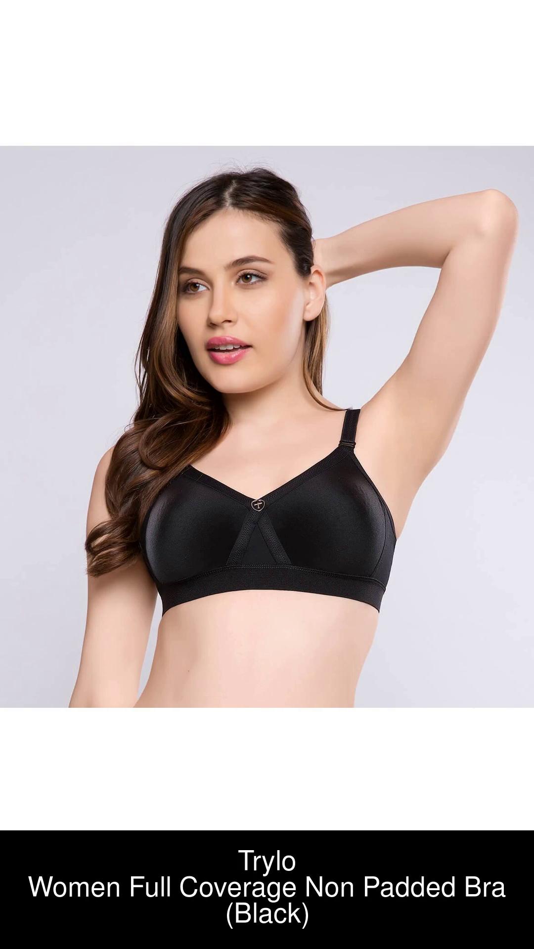 Buy TRYLO ALPA WOMEN'S HOSIERY COTTON NON-PADDED NON-WIRED MOLDED FULL  COVERAGE BRA ALPA Beige 46H Online at Best Prices in India - JioMart.