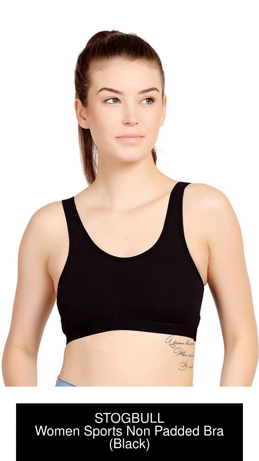STOGBULL Best Quality Lycra Cotton Sports Bra for Girls and Women