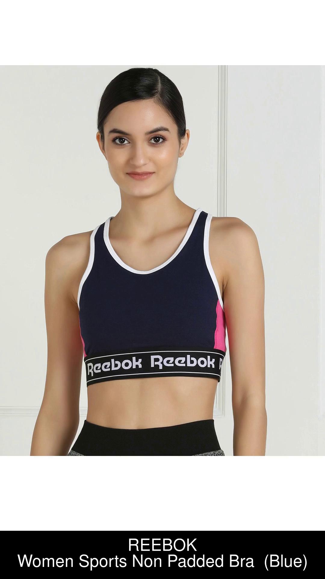 REEBOK TE Linear Logo Bralette Women Sports Bra - Buy REEBOK TE