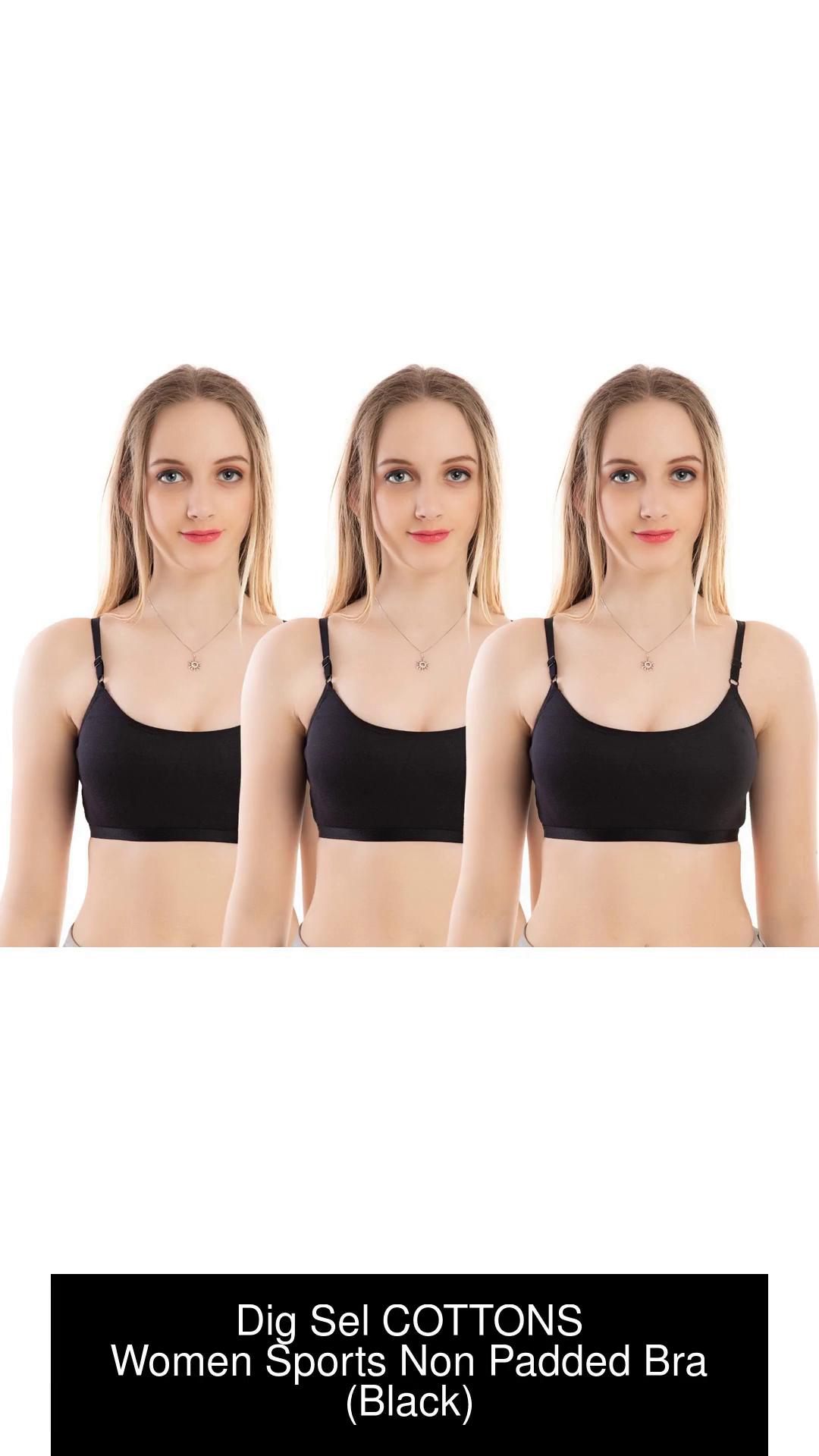 Dig Sel COTTONS Women Sports Non Padded Bra - Buy Dig Sel COTTONS Women  Sports Non Padded Bra Online at Best Prices in India