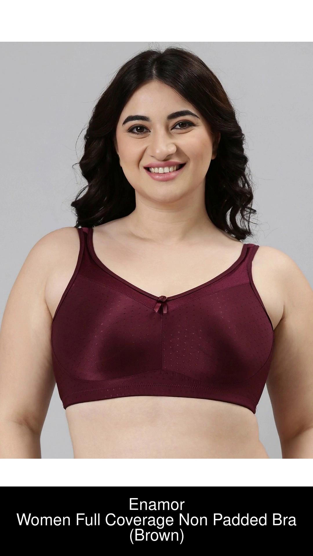 Enamor Women's Non Padded Wirefree Full Support Smooth Super Lift Full  Coverage Bra – Online Shopping site in India