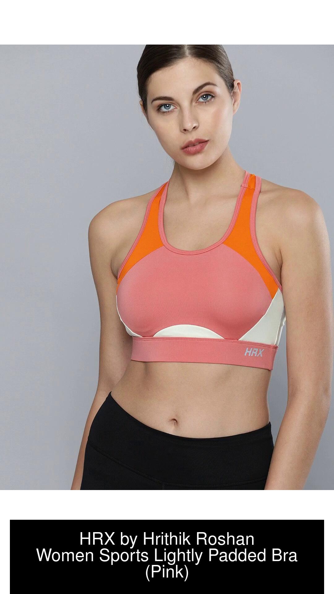 Hrx By Hrithik Roshan Pink Bra - Buy Hrx By Hrithik Roshan Pink Bra online  in India