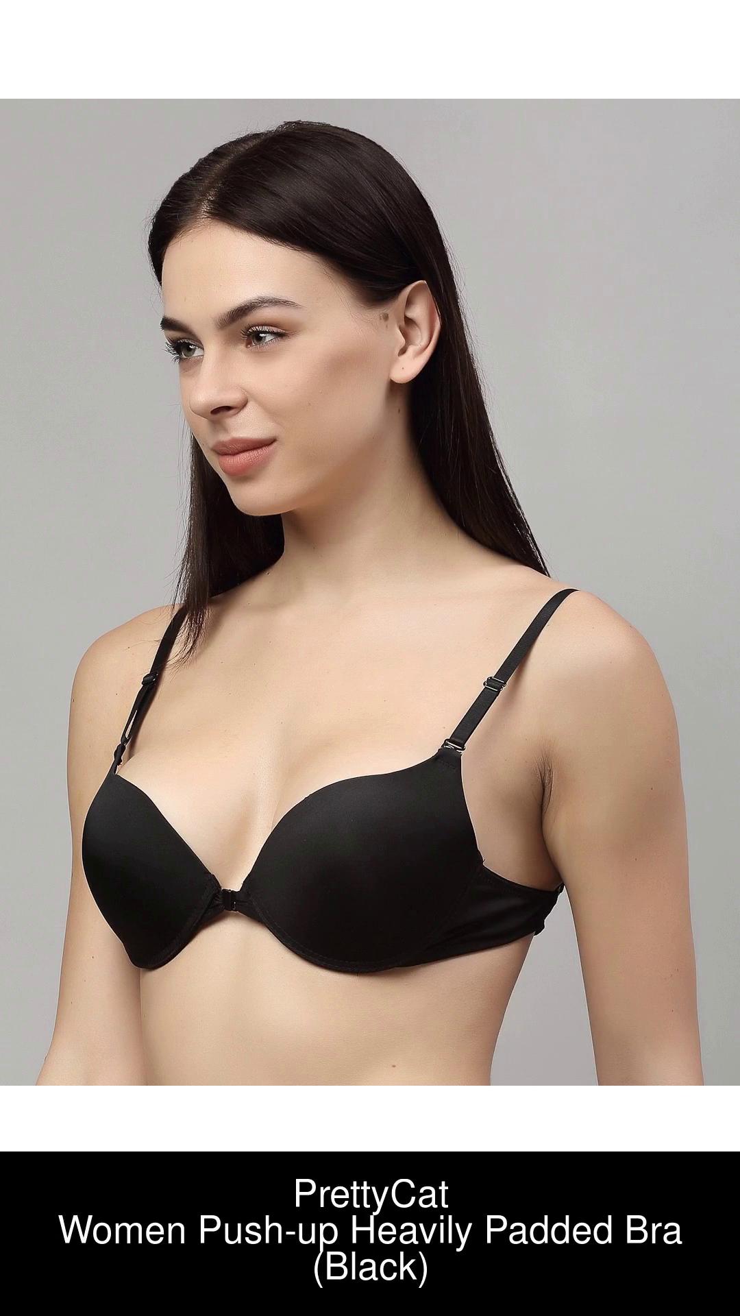 PrettyCat PrettyCat Front Open Push-up Heavily Padded Bra Women Push-up  Heavily Padded Bra - Buy PrettyCat PrettyCat Front Open Push-up Heavily Padded  Bra Women Push-up Heavily Padded Bra Online at Best Prices