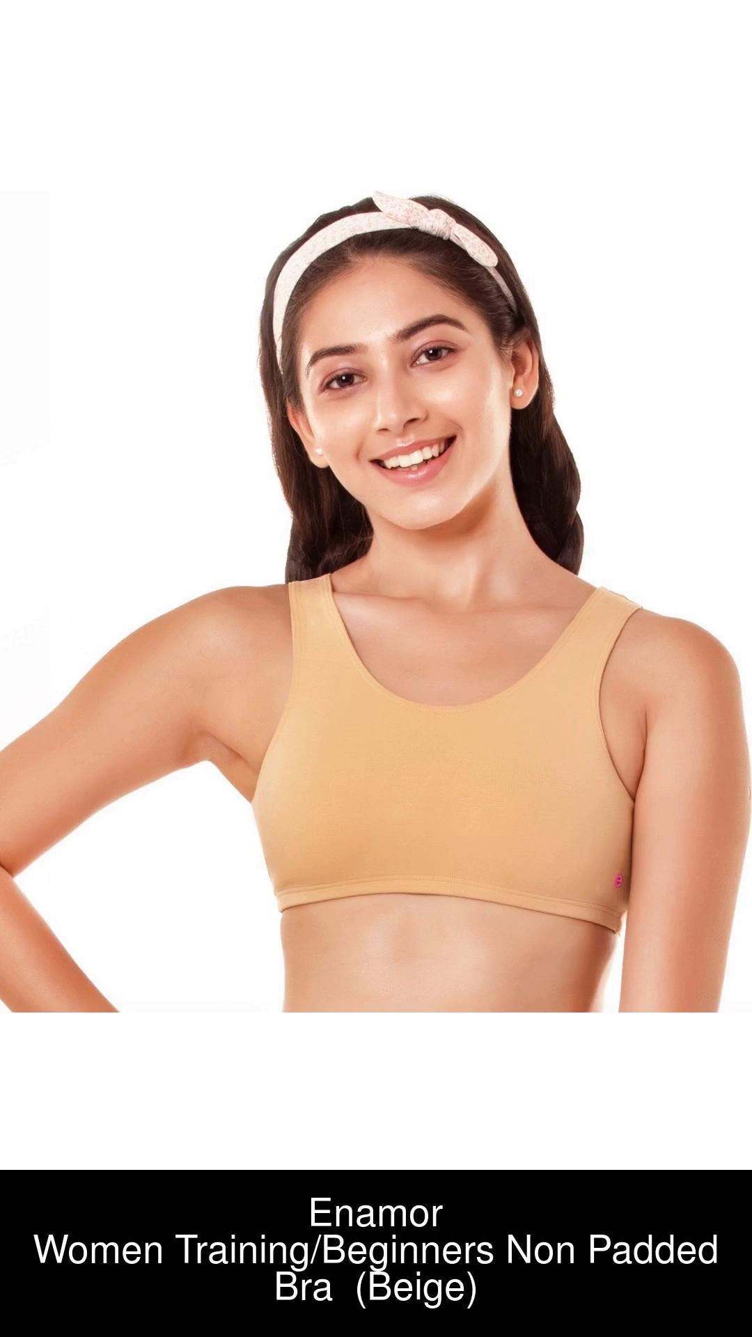 Enamor Antimicrobial BB01 Easy Fit Stretch Cotton Women Training/Beginners  Non Padded Bra - Buy Enamor Antimicrobial BB01 Easy Fit Stretch Cotton  Women Training/Beginners Non Padded Bra Online at Best Prices in India
