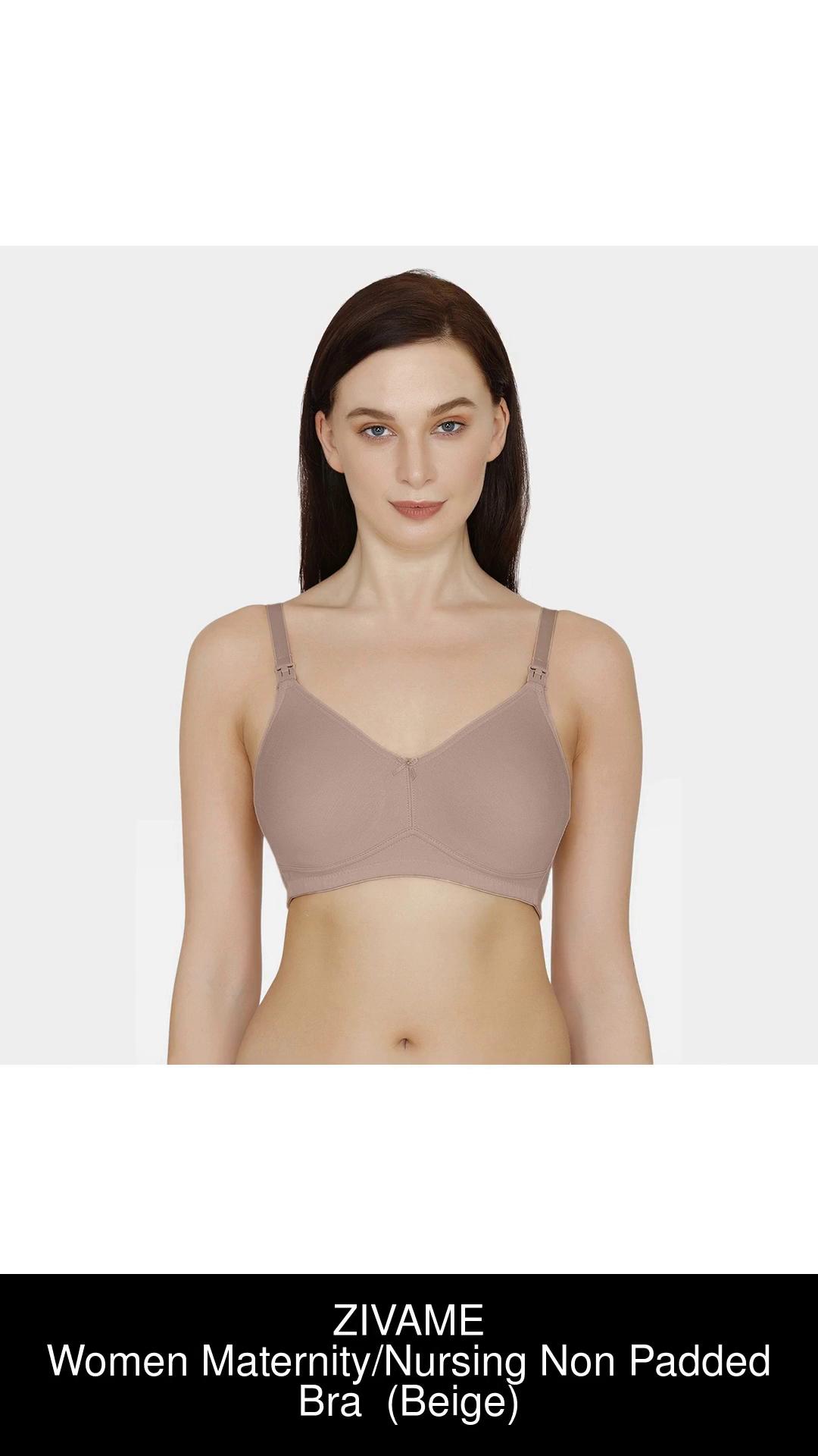 Buy online Beige Solid Maternity/nursing Bra from lingerie for Women by  Zivame for ₹420 at 60% off