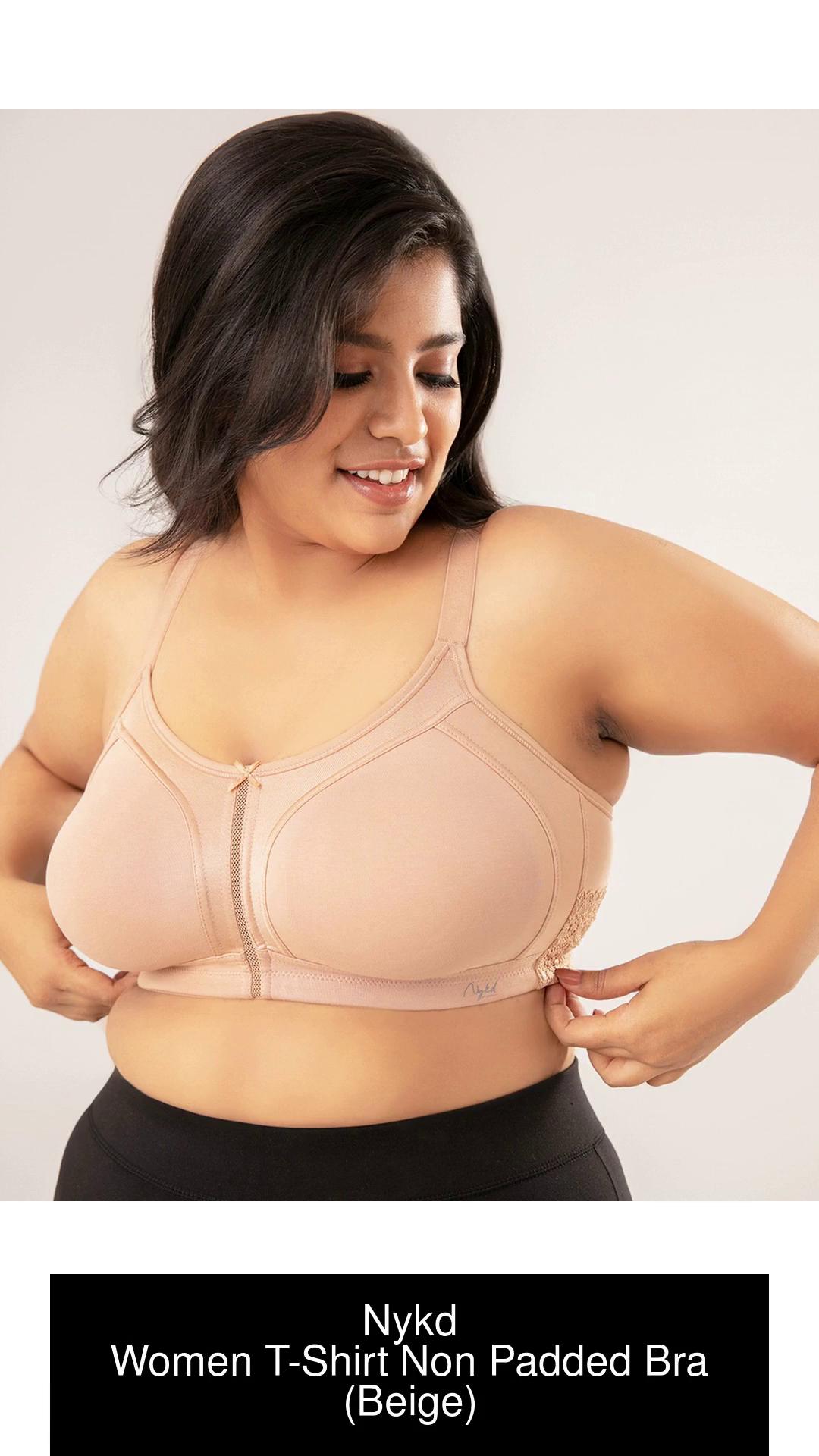 Buy Nykd Support M-Frame Cotton Bra- Non Padded, Wireless, Full Coverage -  NYB101 Women T-Shirt Non Padded Bra Online at Best Prices in India